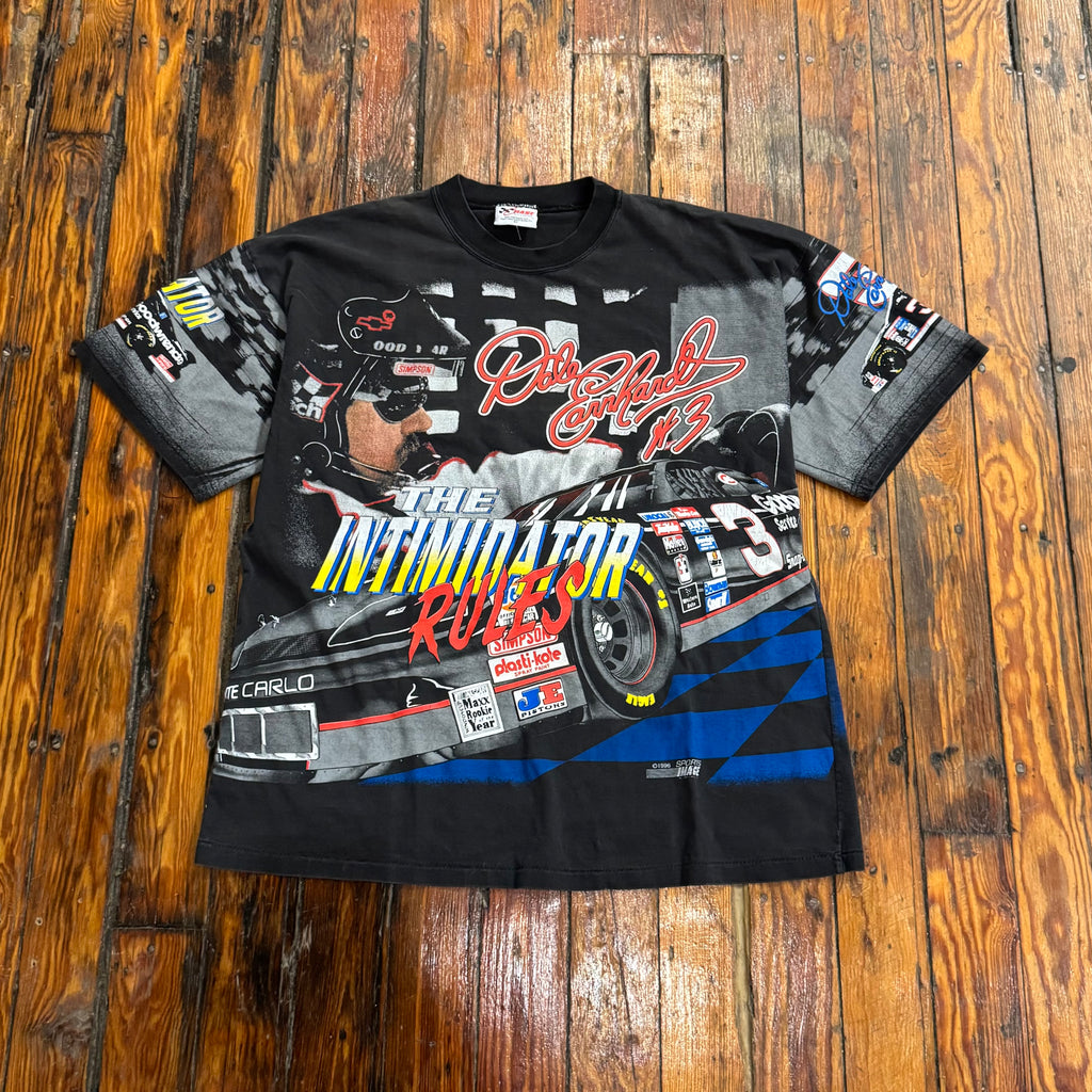 Vintage NASCAR AOP Dale Earnhardt T-shirt Sz XL