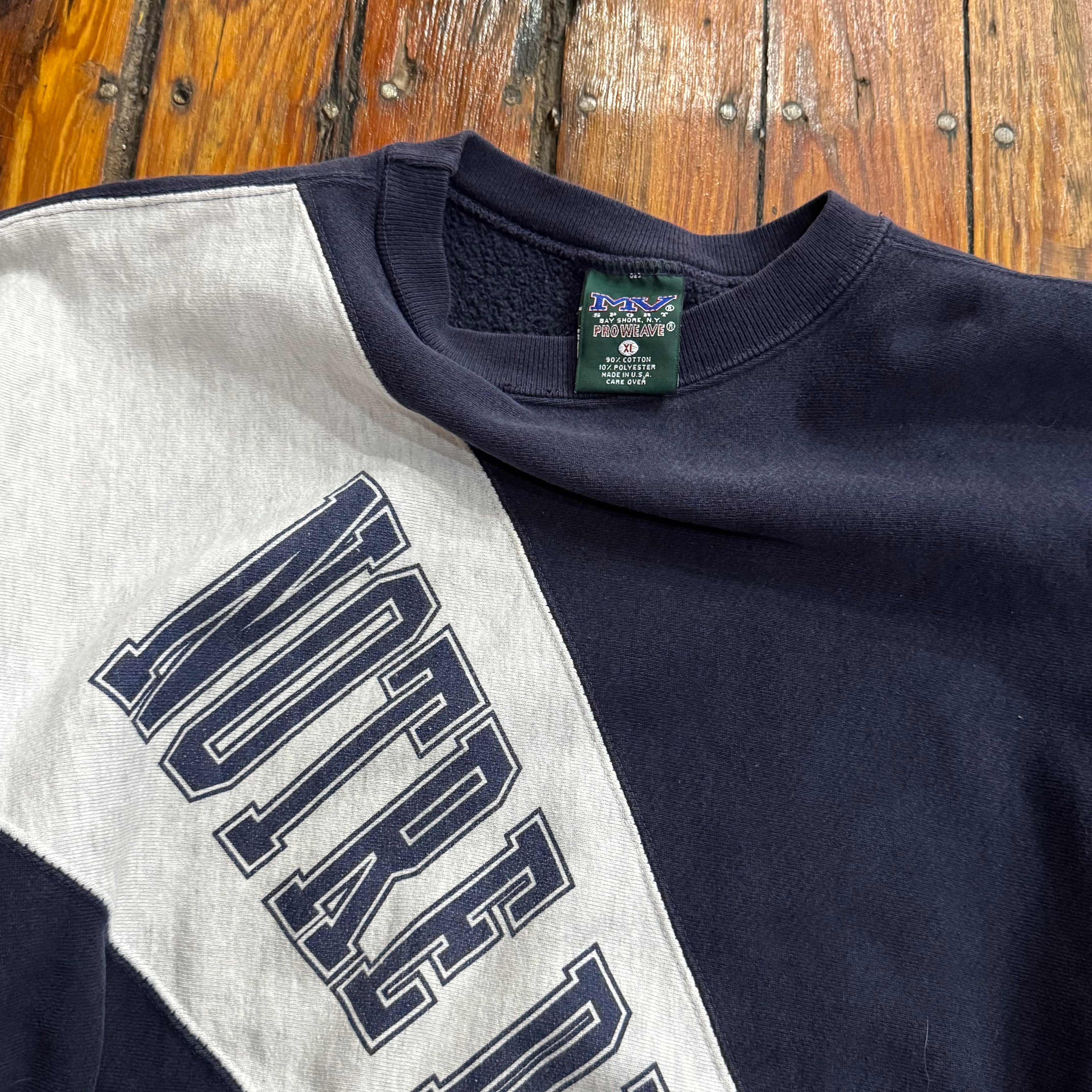 Vintage Notre Dame Pennant CrewNeck Sz L