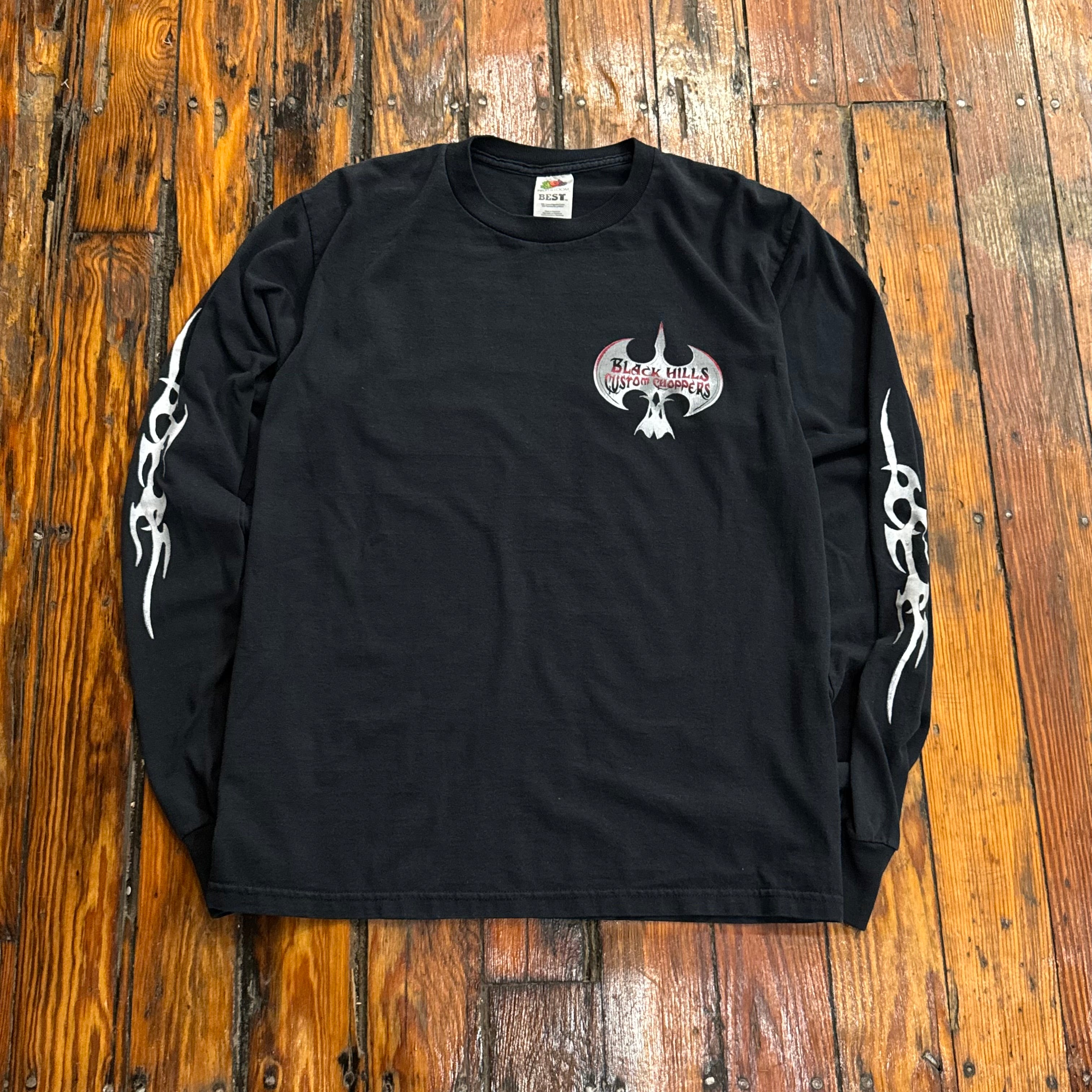 Y2K Black Hills Choppers T-shirt Sz M