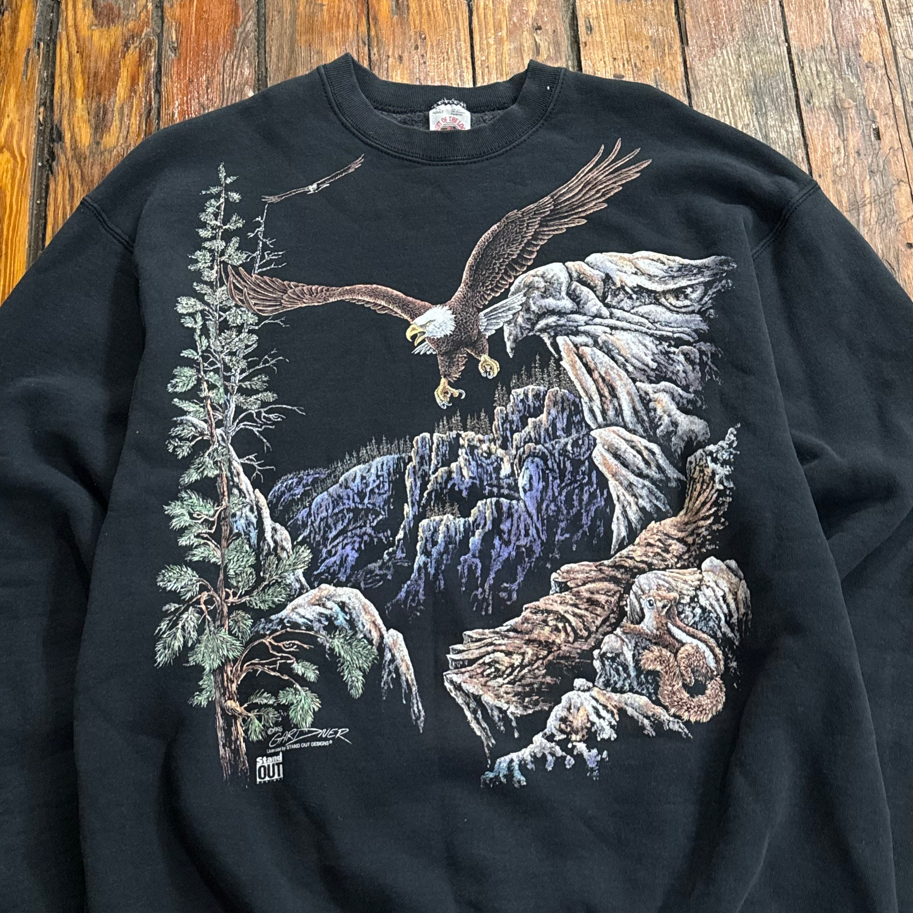 Vintage Eagle Nature Crewneck Sz XL
