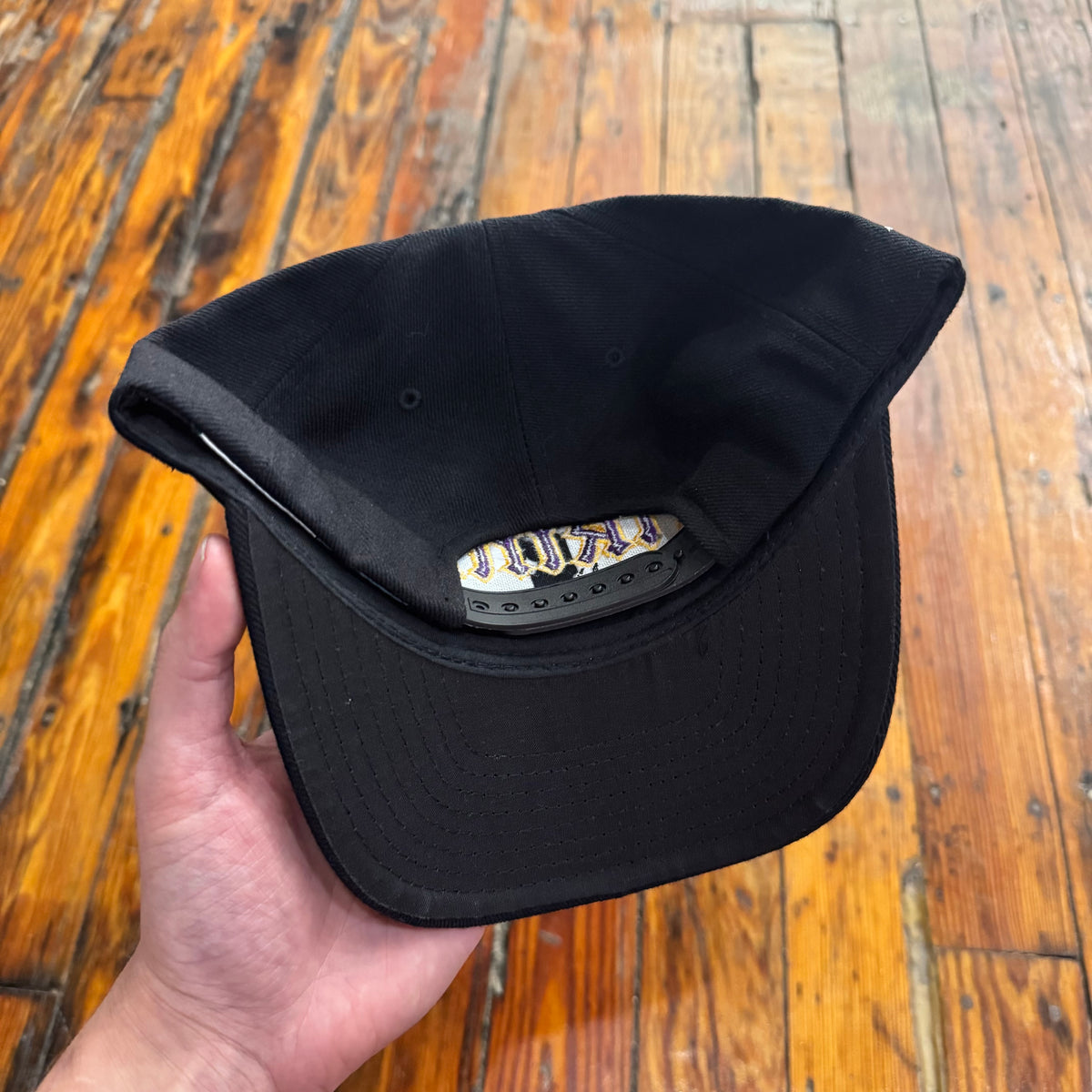 Vintage Minnesota Vikings Old English SnapBack Hat