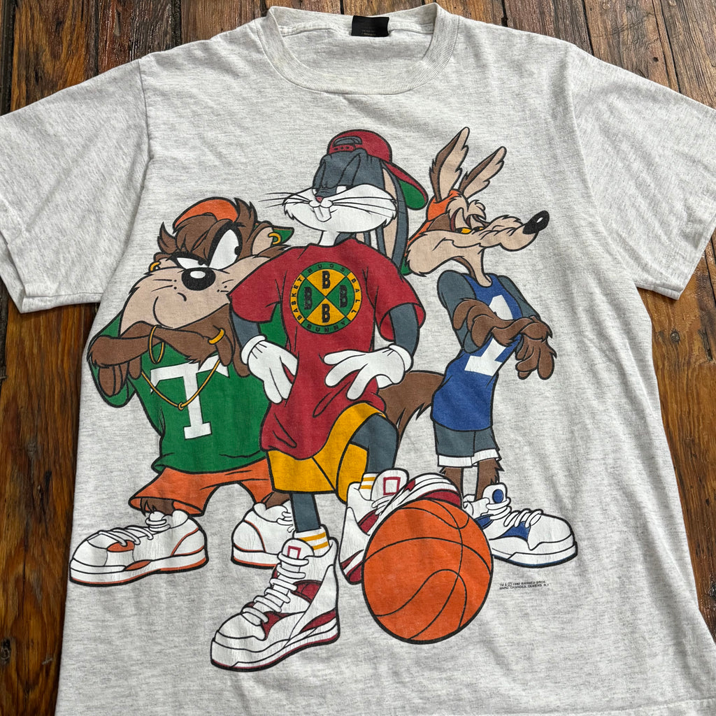 Vintage Looney Tunes Hip Hop Basketball T-shirt Sz L