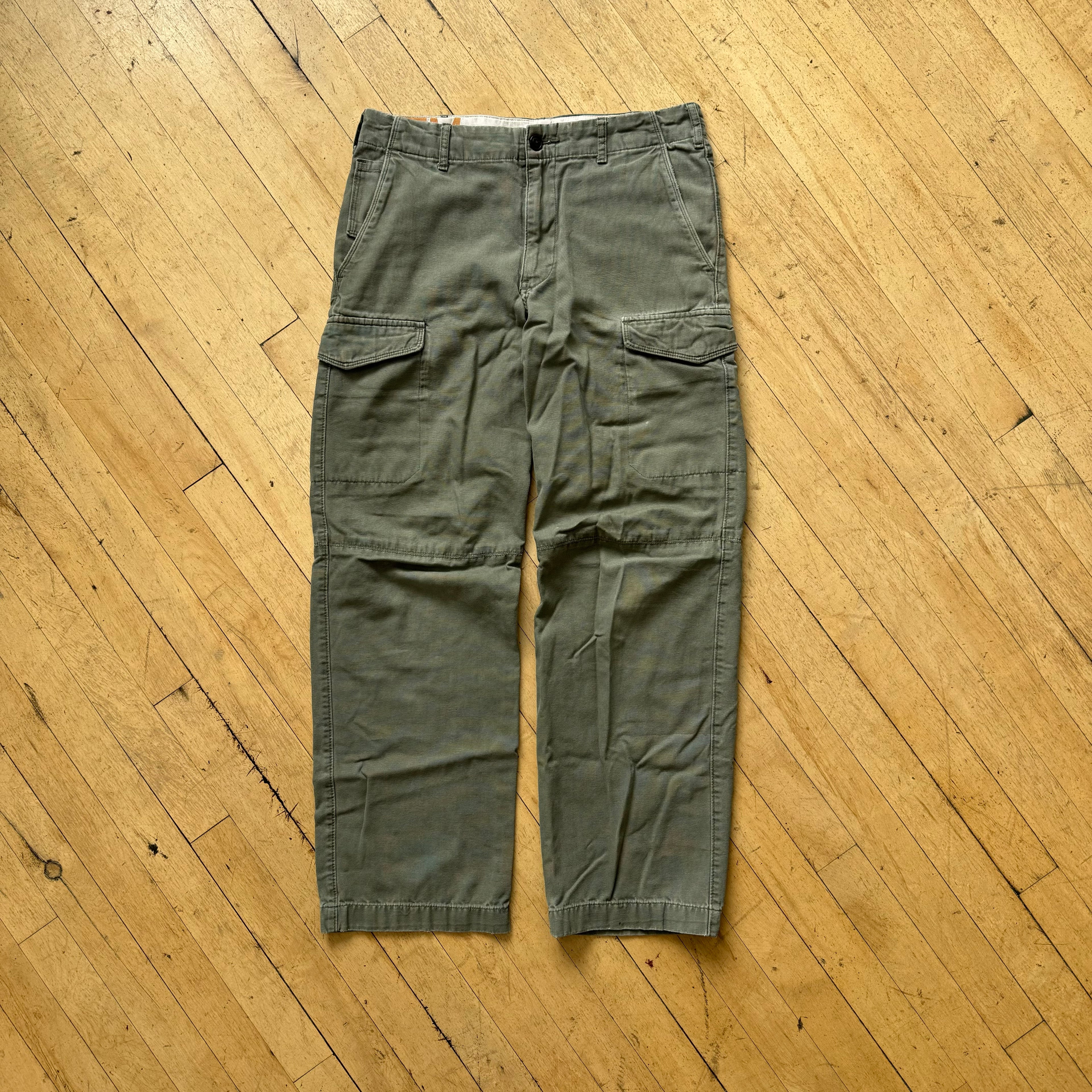 Vintage Olive Docker Cargo Kahkis Sz 28