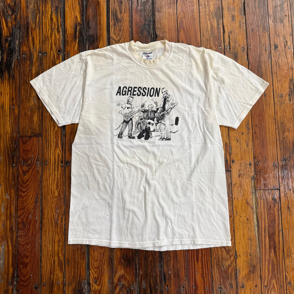 Vintage Aggression Band T-shirt Sz XL