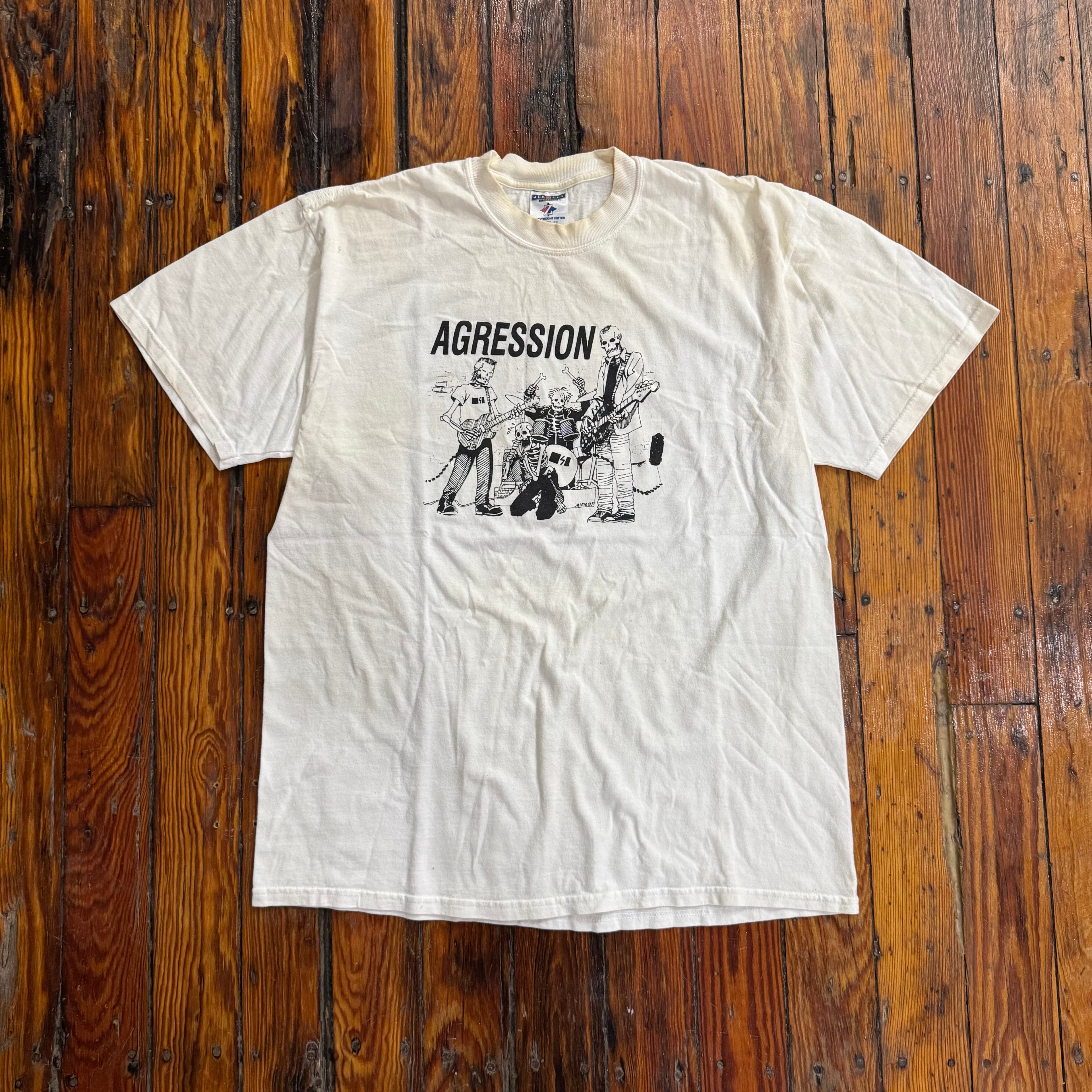 Vintage Aggression Band T-shirt Sz XL
