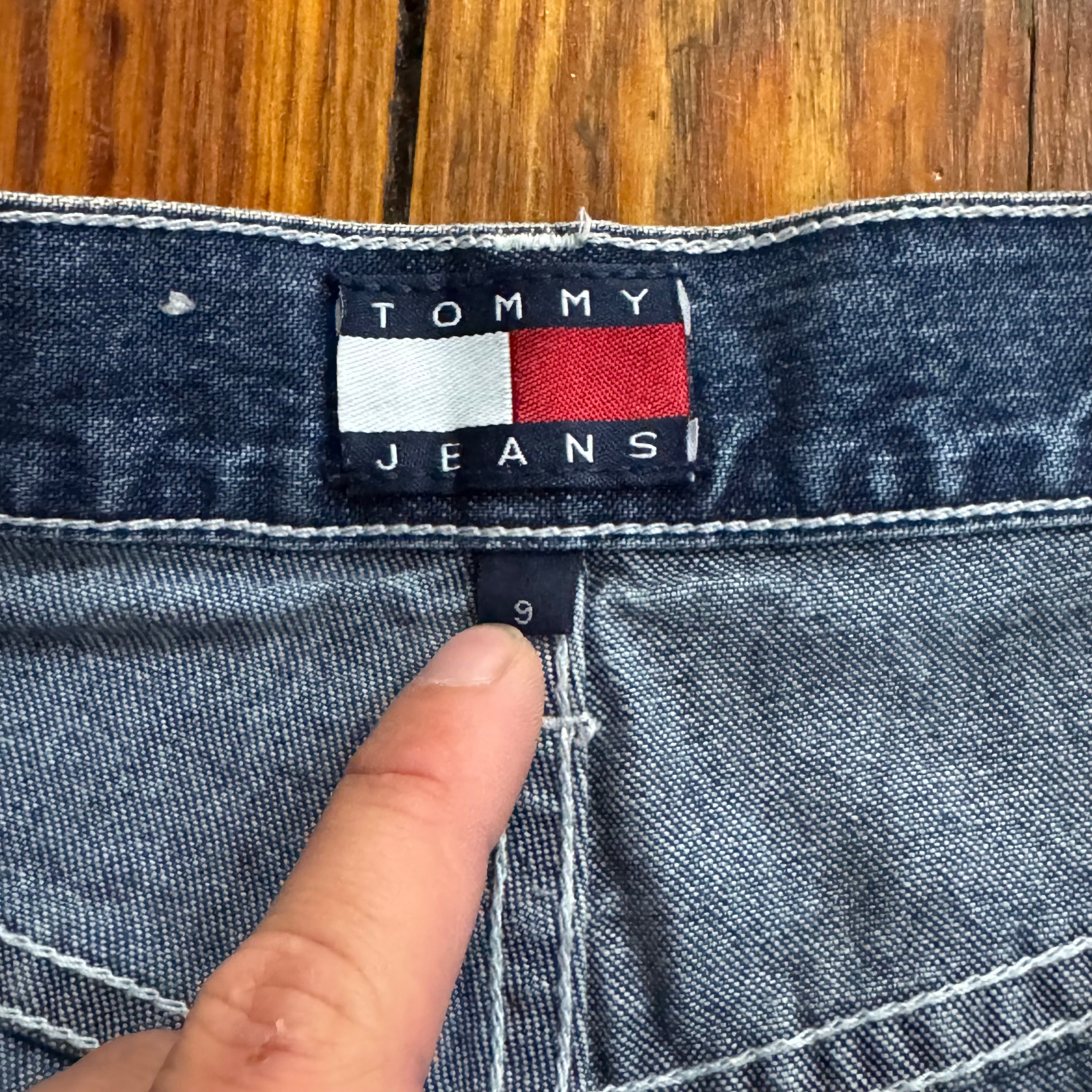 Vintage Tommy Hilfiger Denim Jean Shorts Sz 9