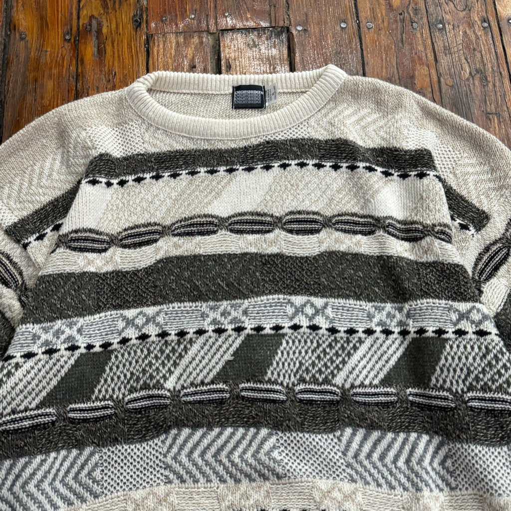 Vintage KnightsBridge Knit Sweater Sz XL