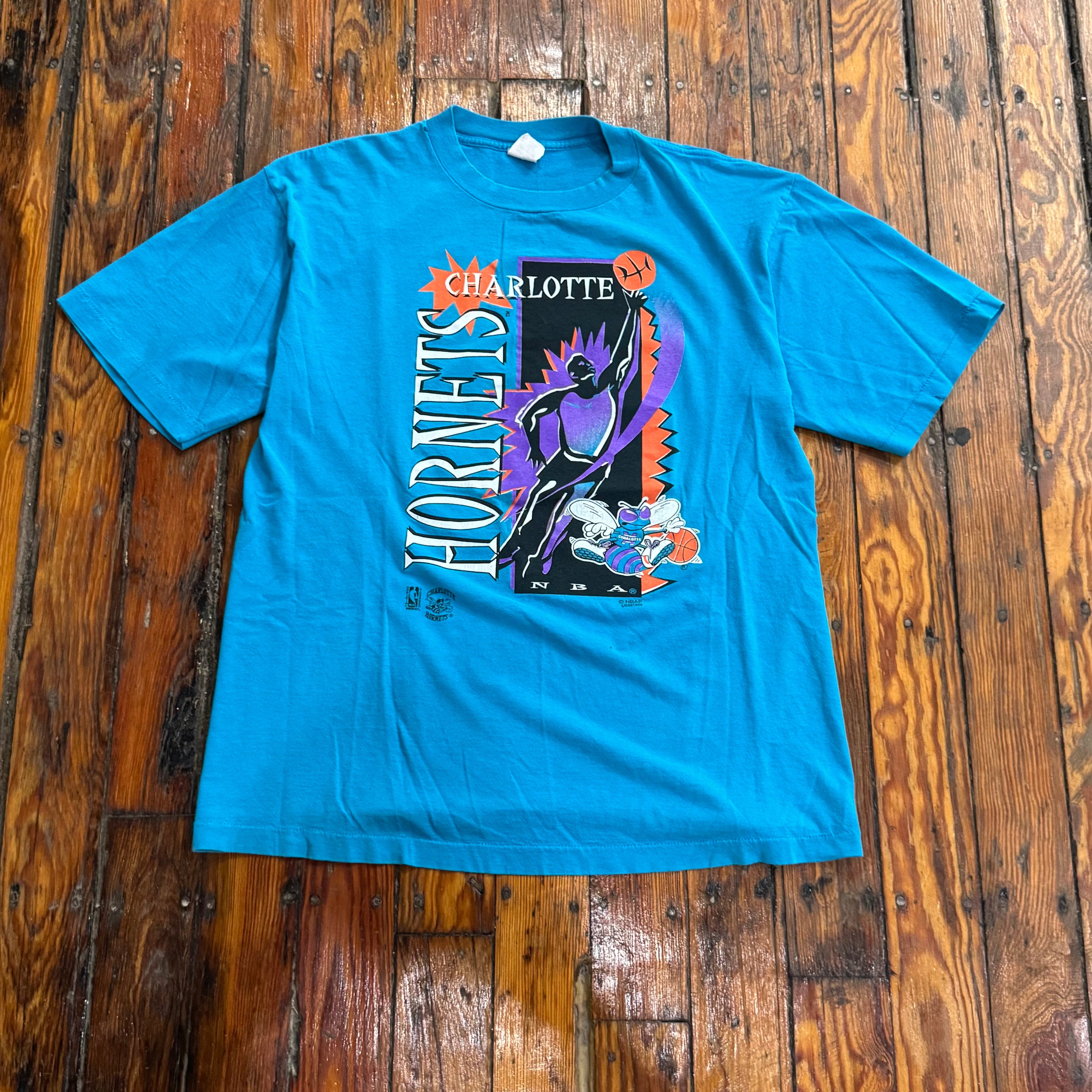 Vintage Charolette Hornets T-shirt Sz L