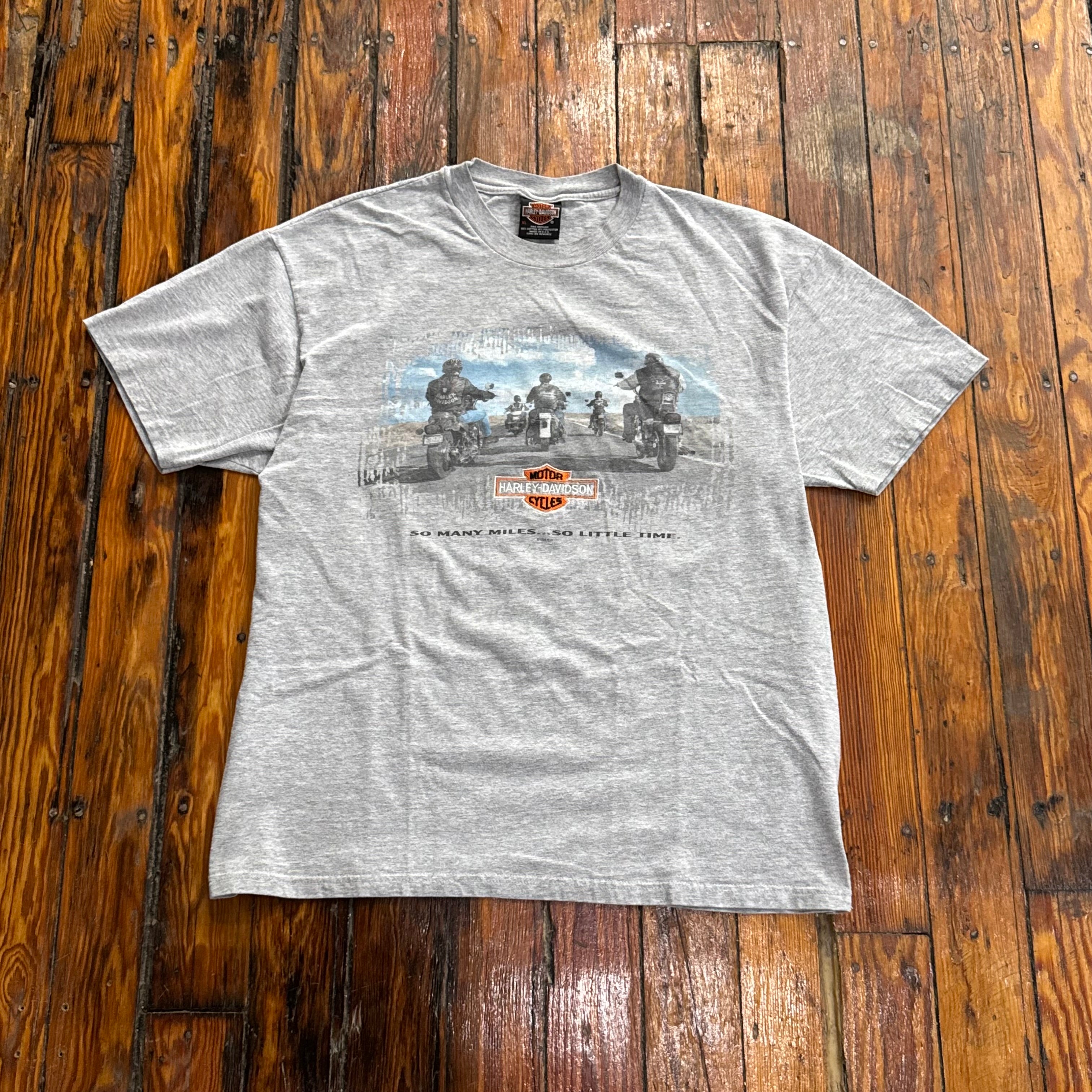Vintage Harley Davidson So many Miles T-shirt Sz XL