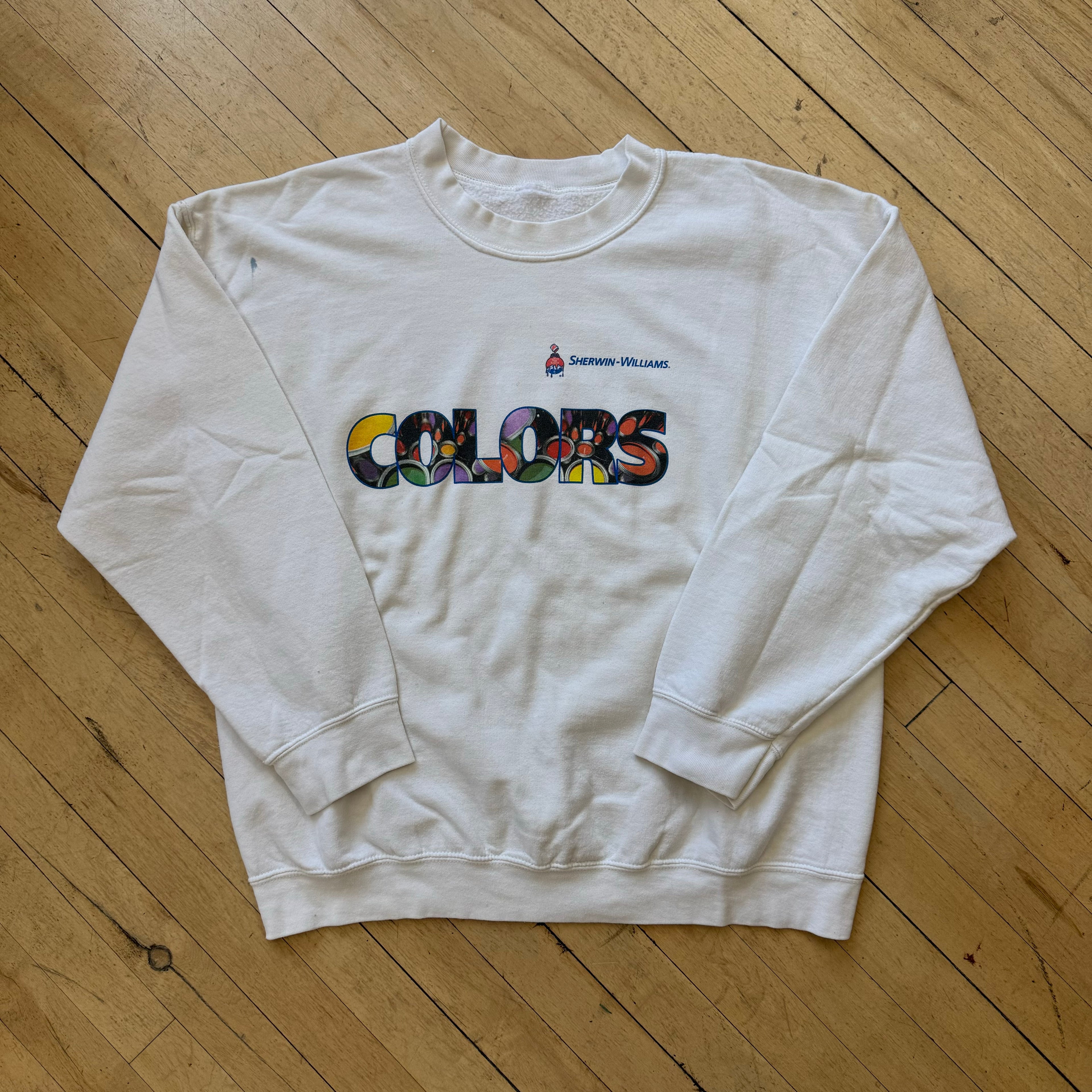 Vintage Sherwin Williams Colors Paint Crewneck Sz XL