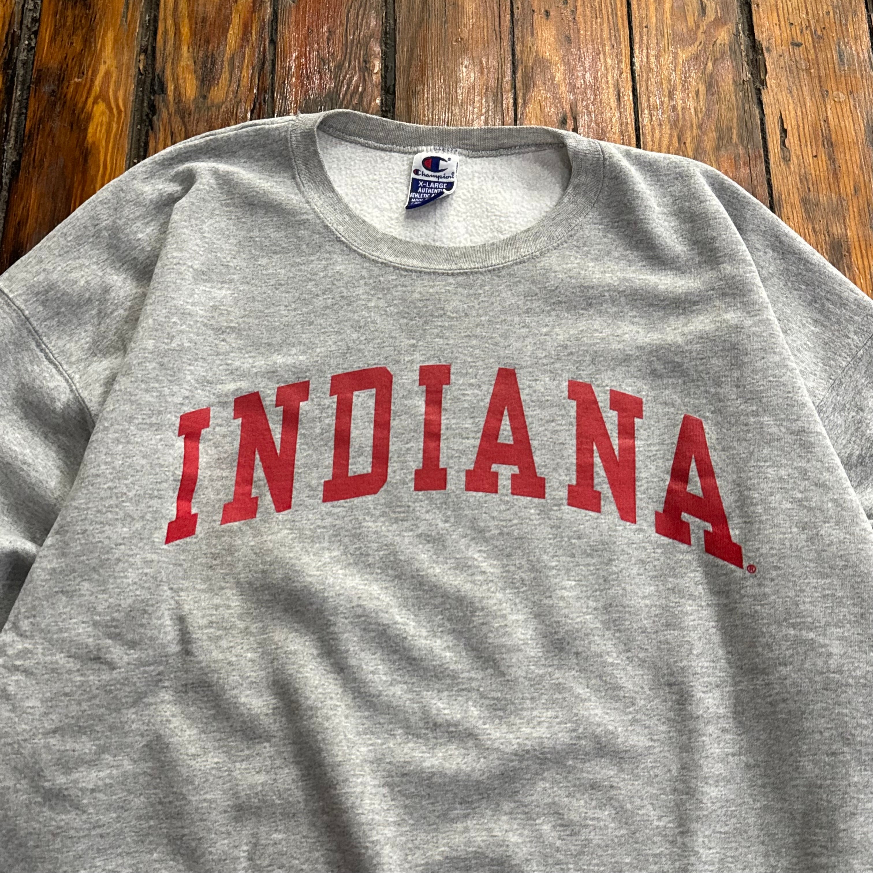 Vintage Indiana SpellOut CrewNeck Sz XXL