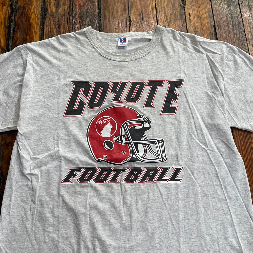 Vintage USD Coyotes Football T-shirt Sz XL