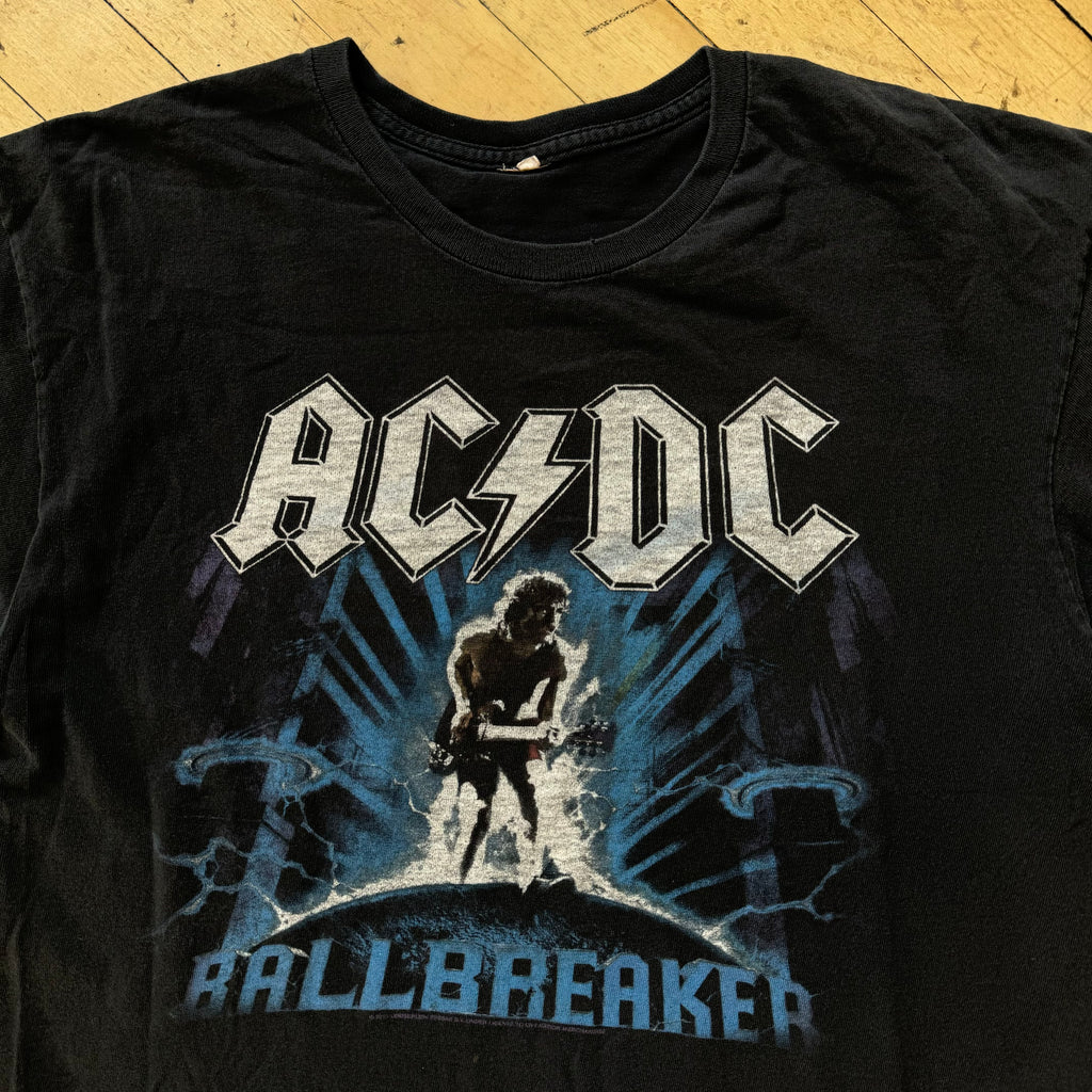 Y2K Faced AC/DC Ballbreaker T-shirt Sz M