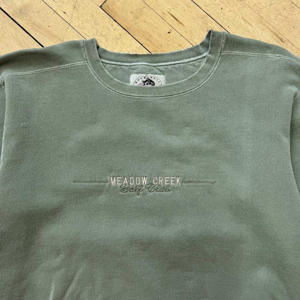 Vintage Meadow Creek Golf Club CrewNeck Sz L