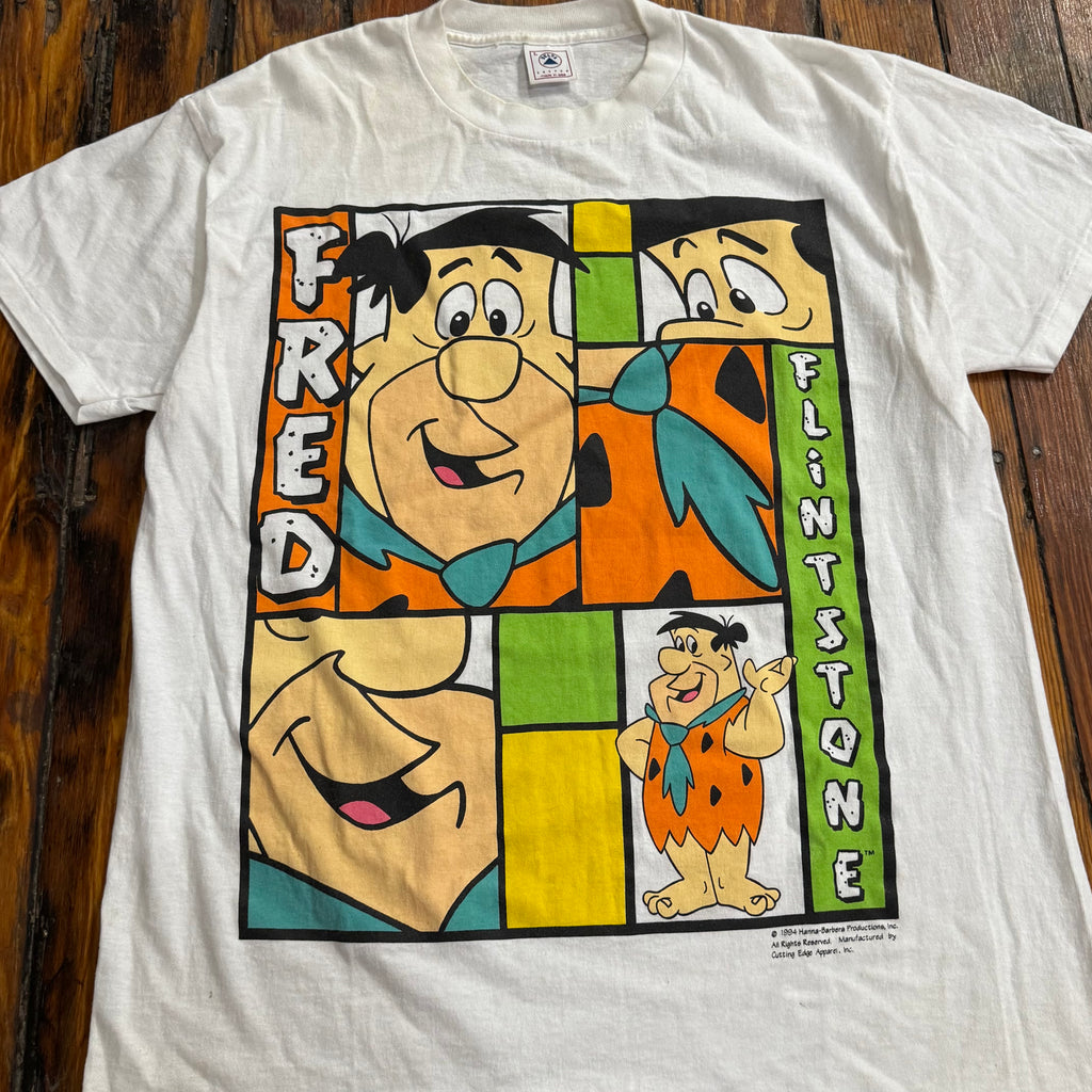 Vintage Fred Flintstones T-shirt Sz L