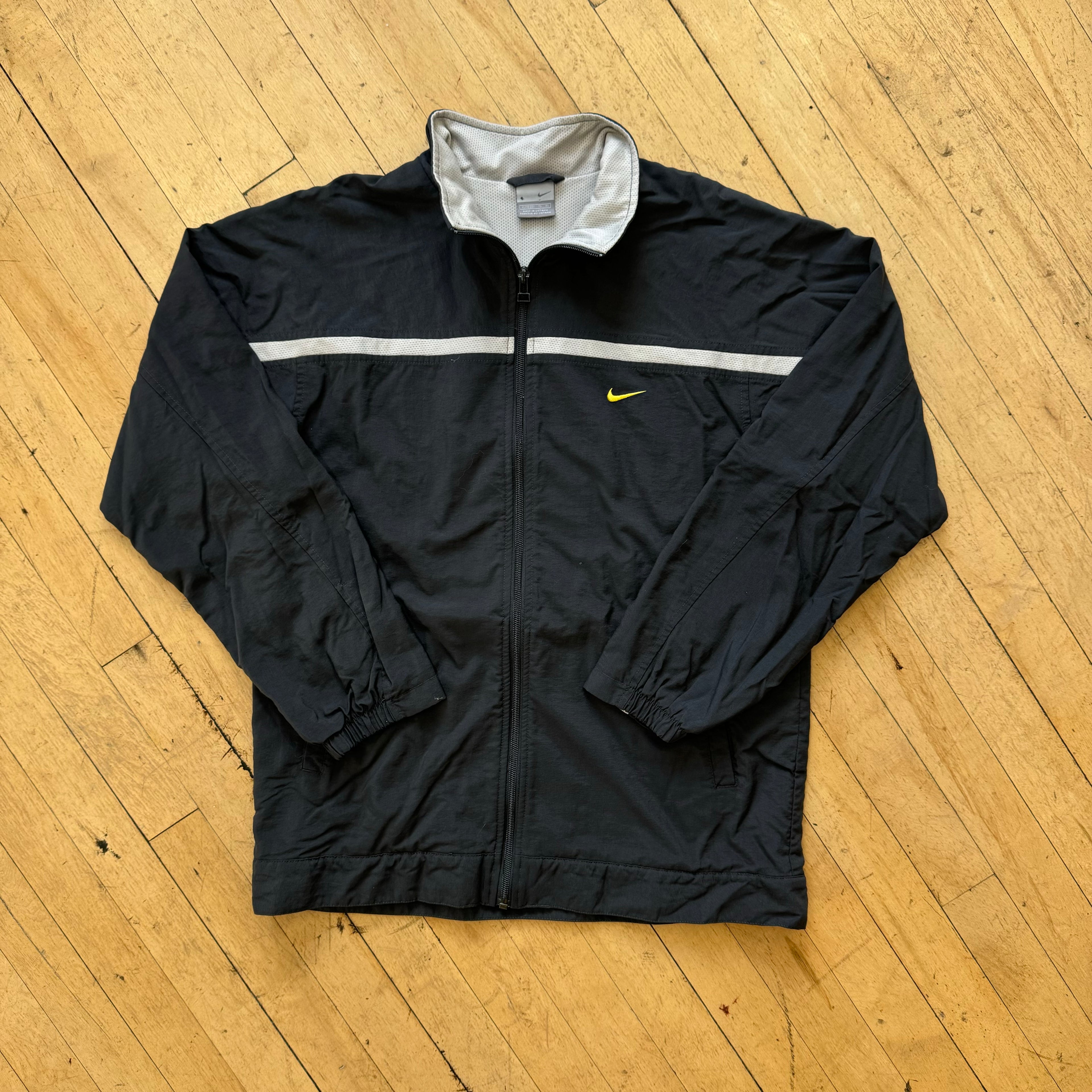 Y2K Nike Zip-Up Windbreaker Jacket Sz M