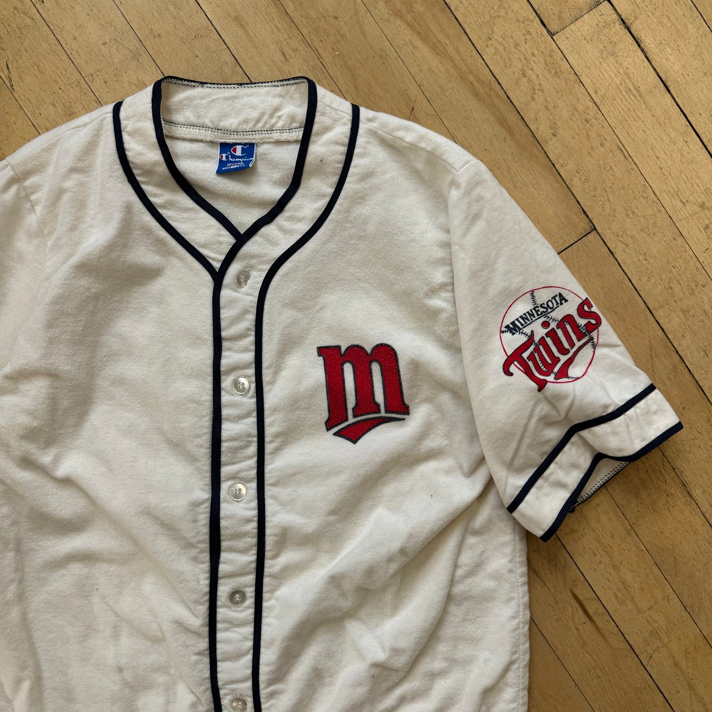 Vintage Minnesota Twins Wool Jersey Sz M