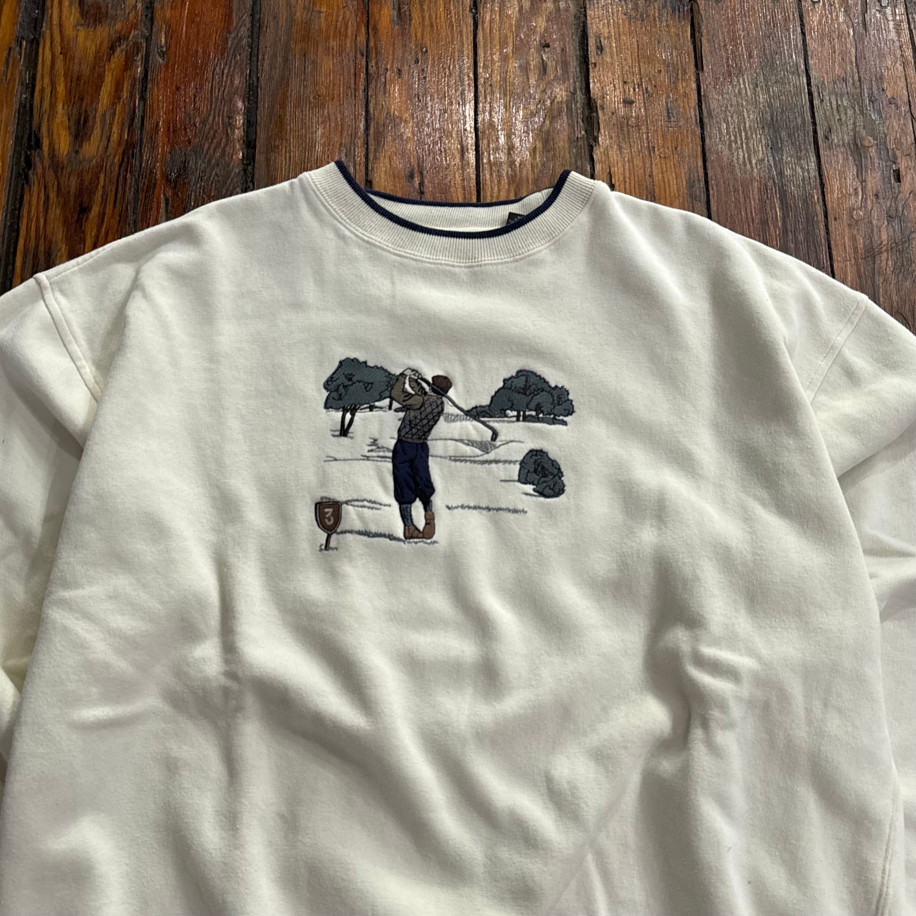 Vintage Golf Embroidered Crewneck Sz L