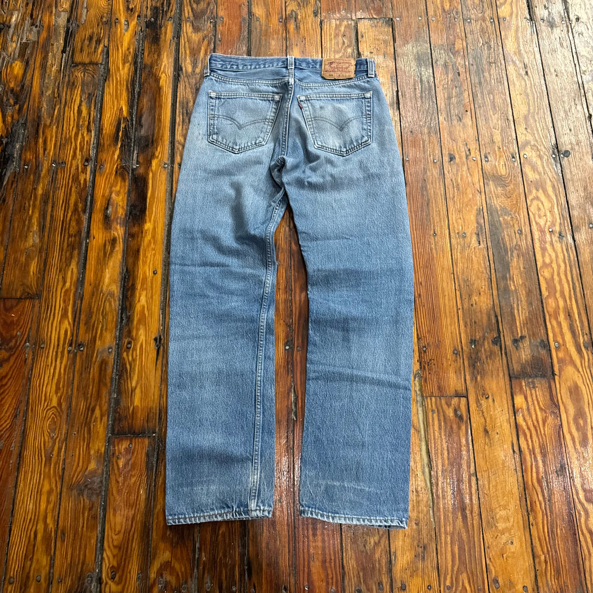 Vintage Thrashed Levi 501 Denim Jeans Sz 31x32
