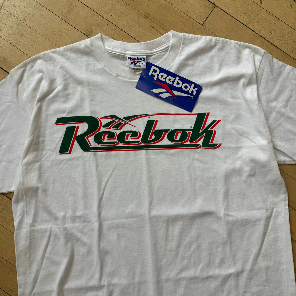Vintage Reebok SpellOut T-shirt NWT Sz XL