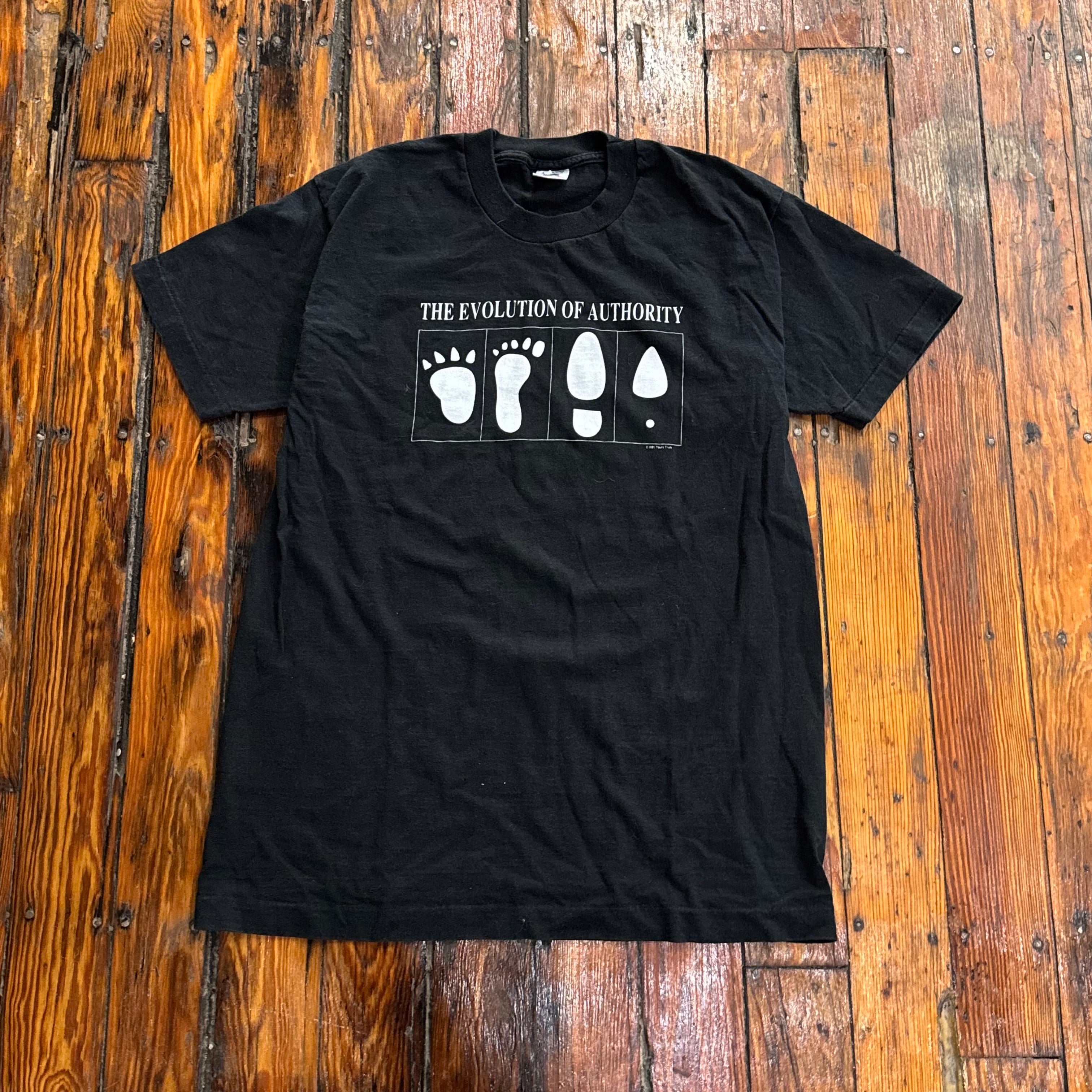 Vintage The Evolution of Authority T-shirt Sz L