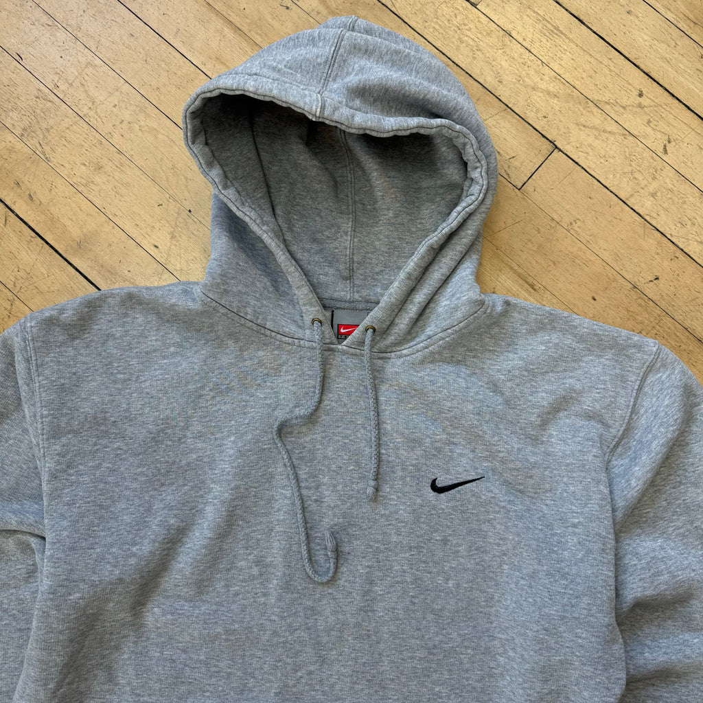 Vintage Nike Simple Swoosh Hoodie Sz L