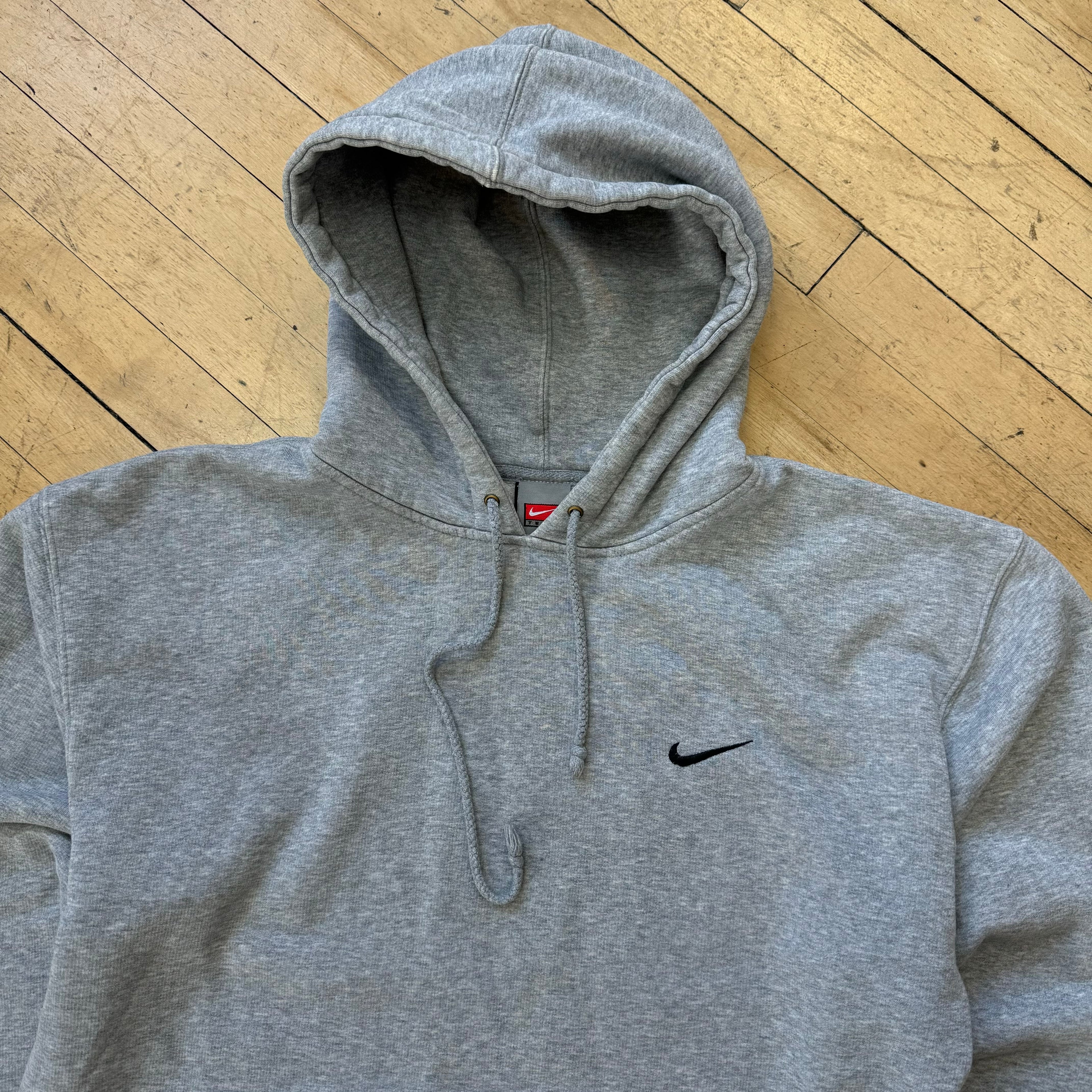 Vintage Nike Simple Swoosh Hoodie Sz L