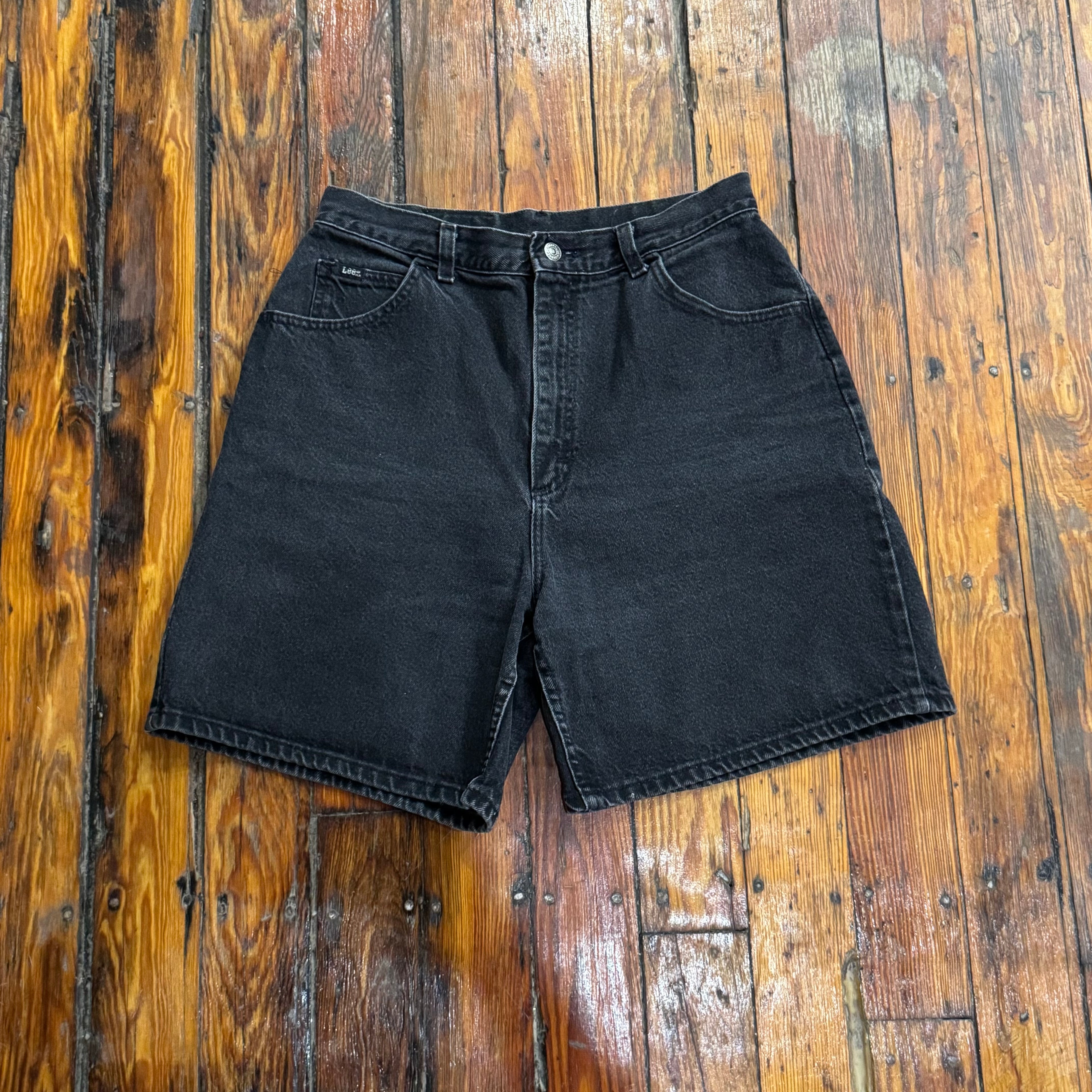 Vintage BLK Lee Denim Jean Shorts Sz 16