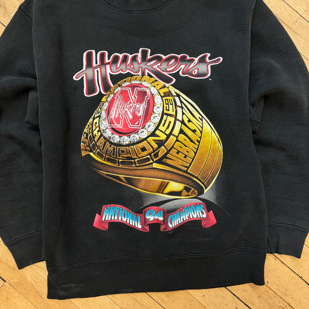 Vintage Nebraska Huskers Ring Crewneck Sz M