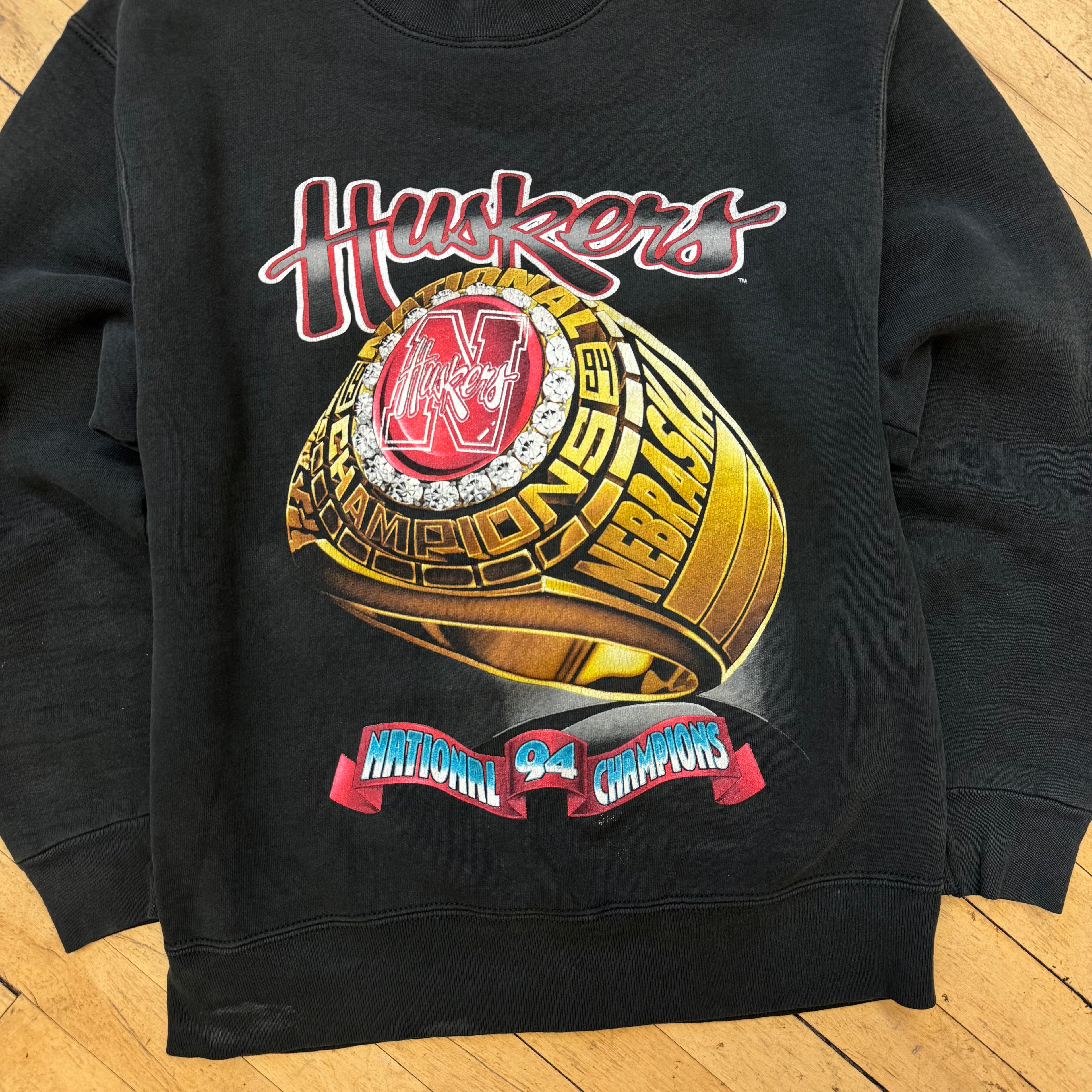Vintage Nebraska Huskers Ring Crewneck Sz M
