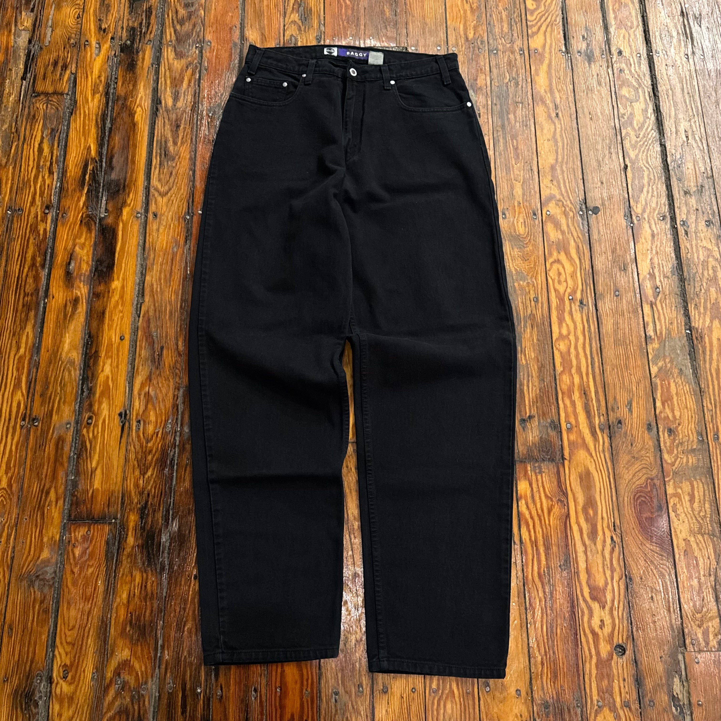 Vintage Baggy BLK Levi’s Silver Tab Denim Jeans Sz 34x36