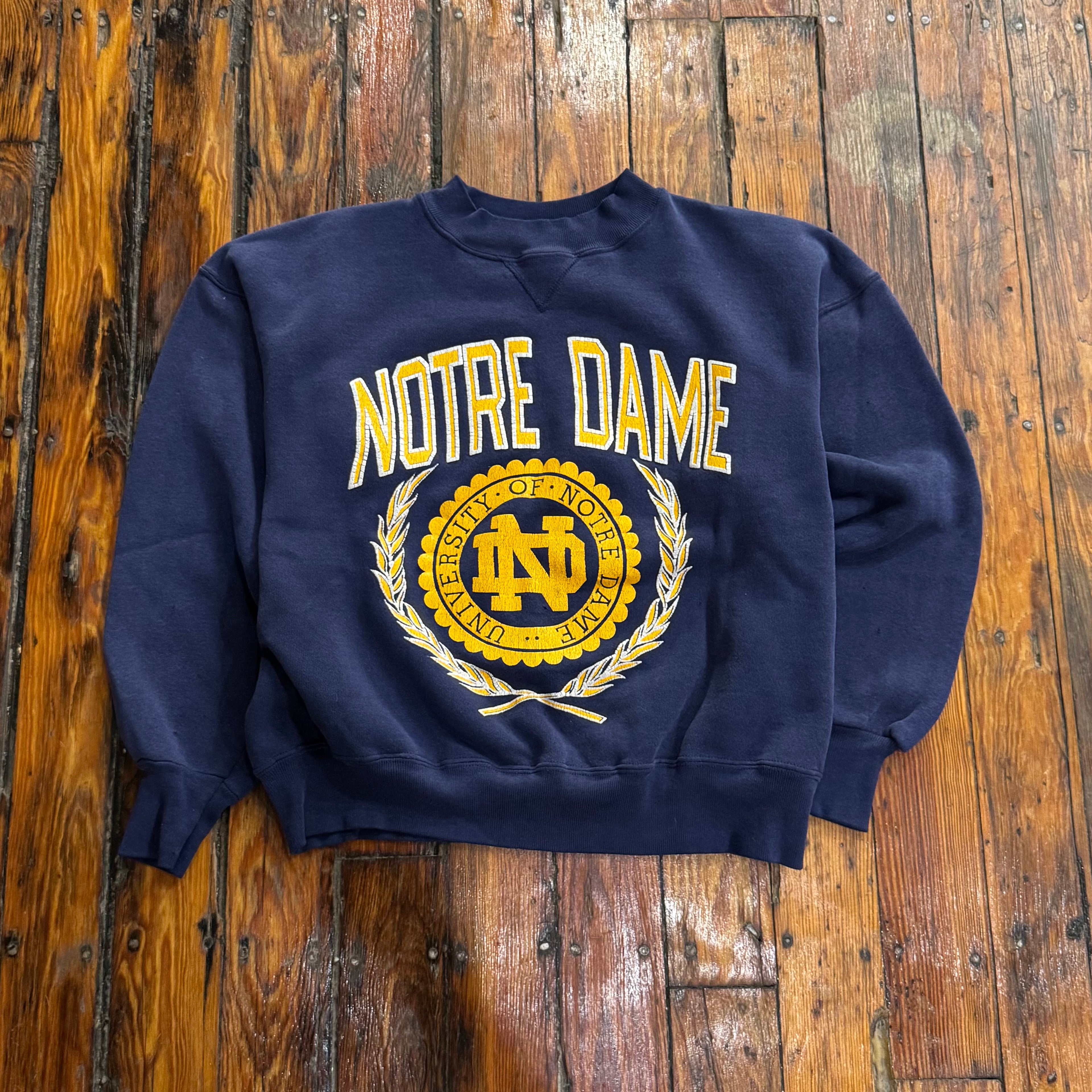 Vintage Notre Dame Crewneck Sz S