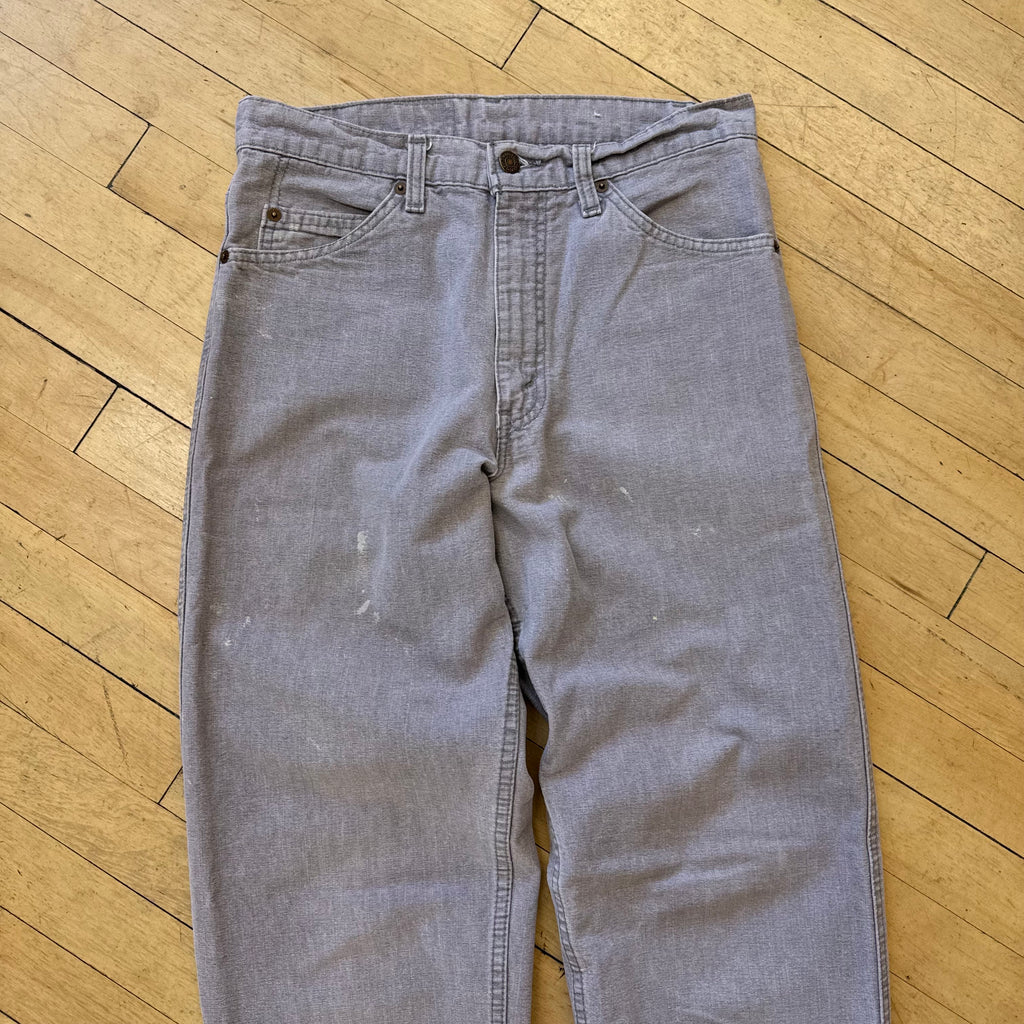 Vintage Gray Levi Denim Jeans Sz 30x32