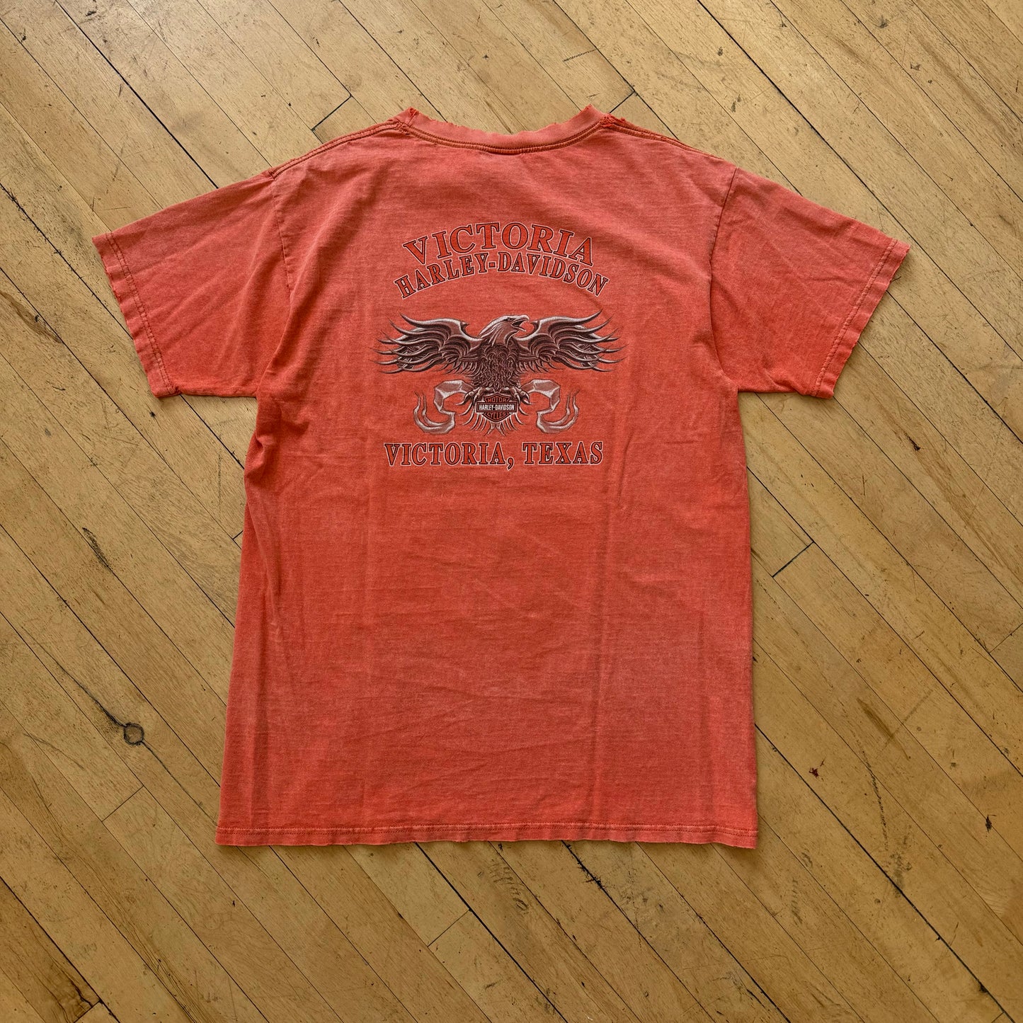 Vintage Faded Harley Davidson Texas T-shirt Sz L