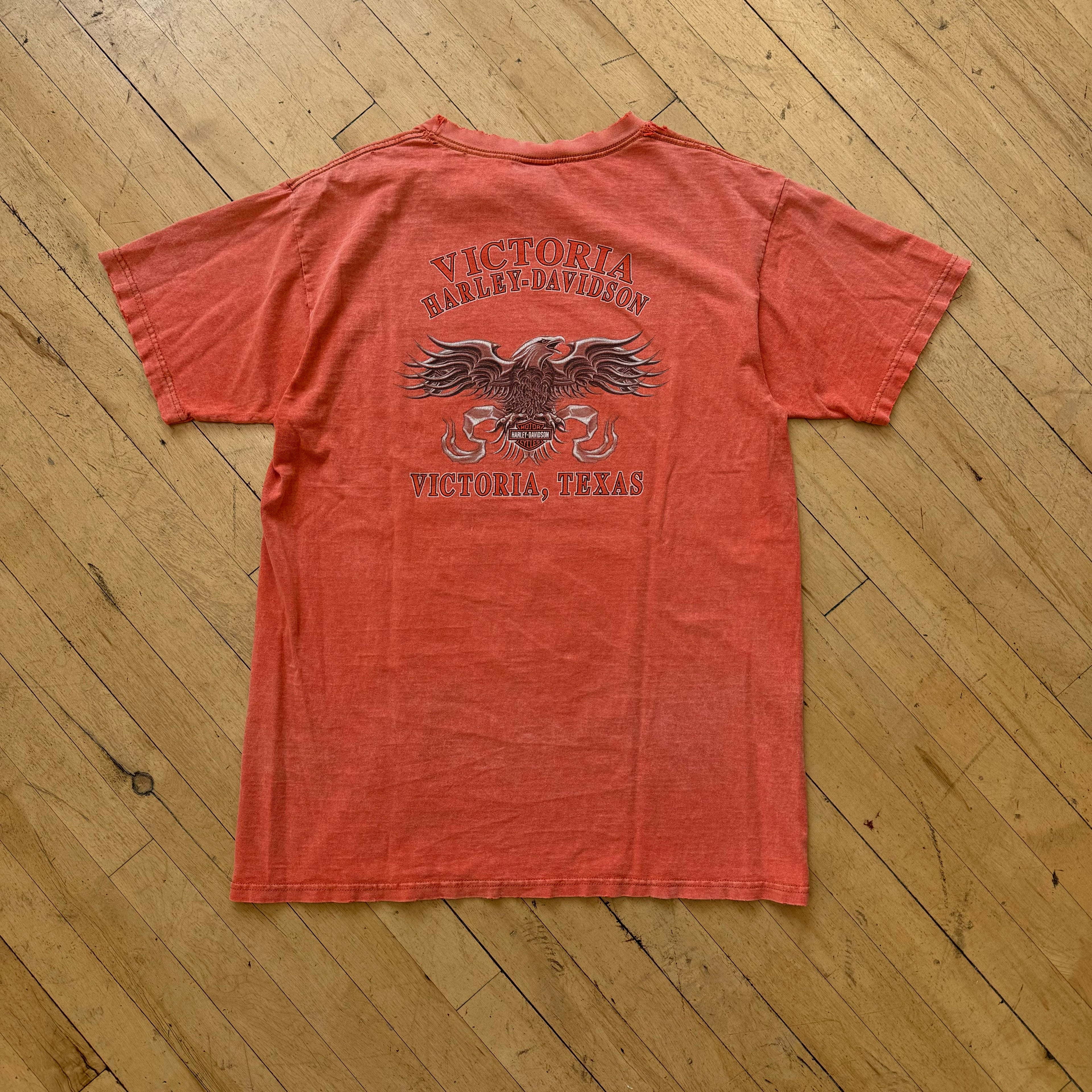 Vintage Faded Harley Davidson Texas T-shirt Sz L