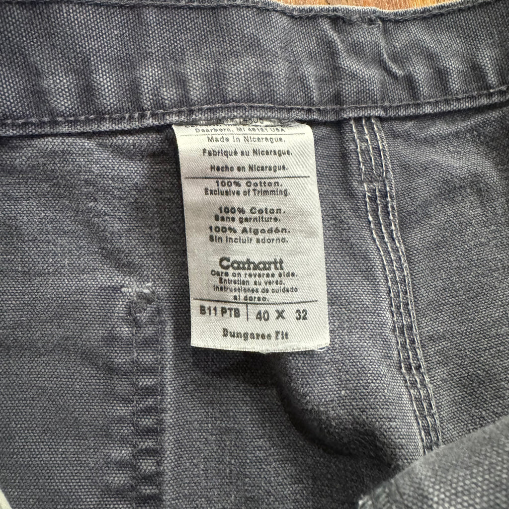 Vintage Carhartt Faded Blue Denim Jeans Sz 40x32