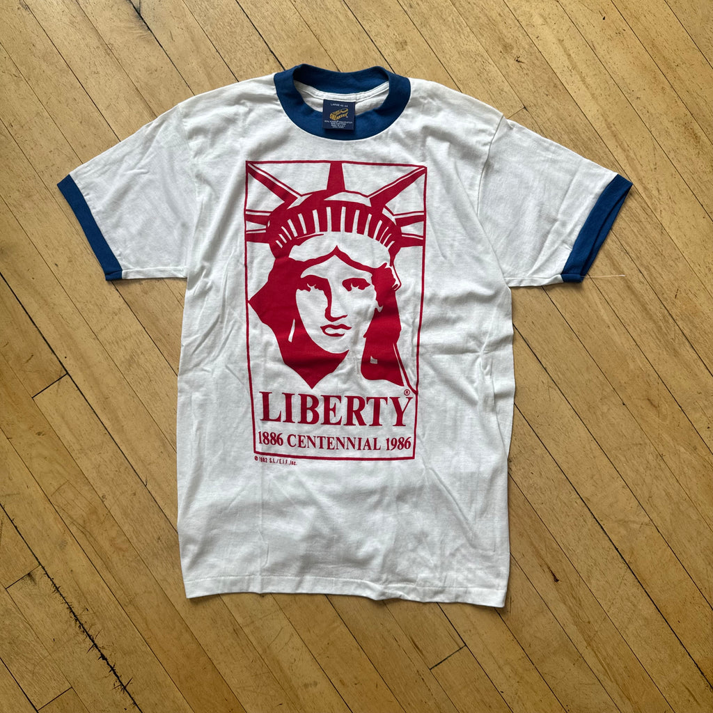 Vintage 80s Statue Of Liberty T-shirt Sz L