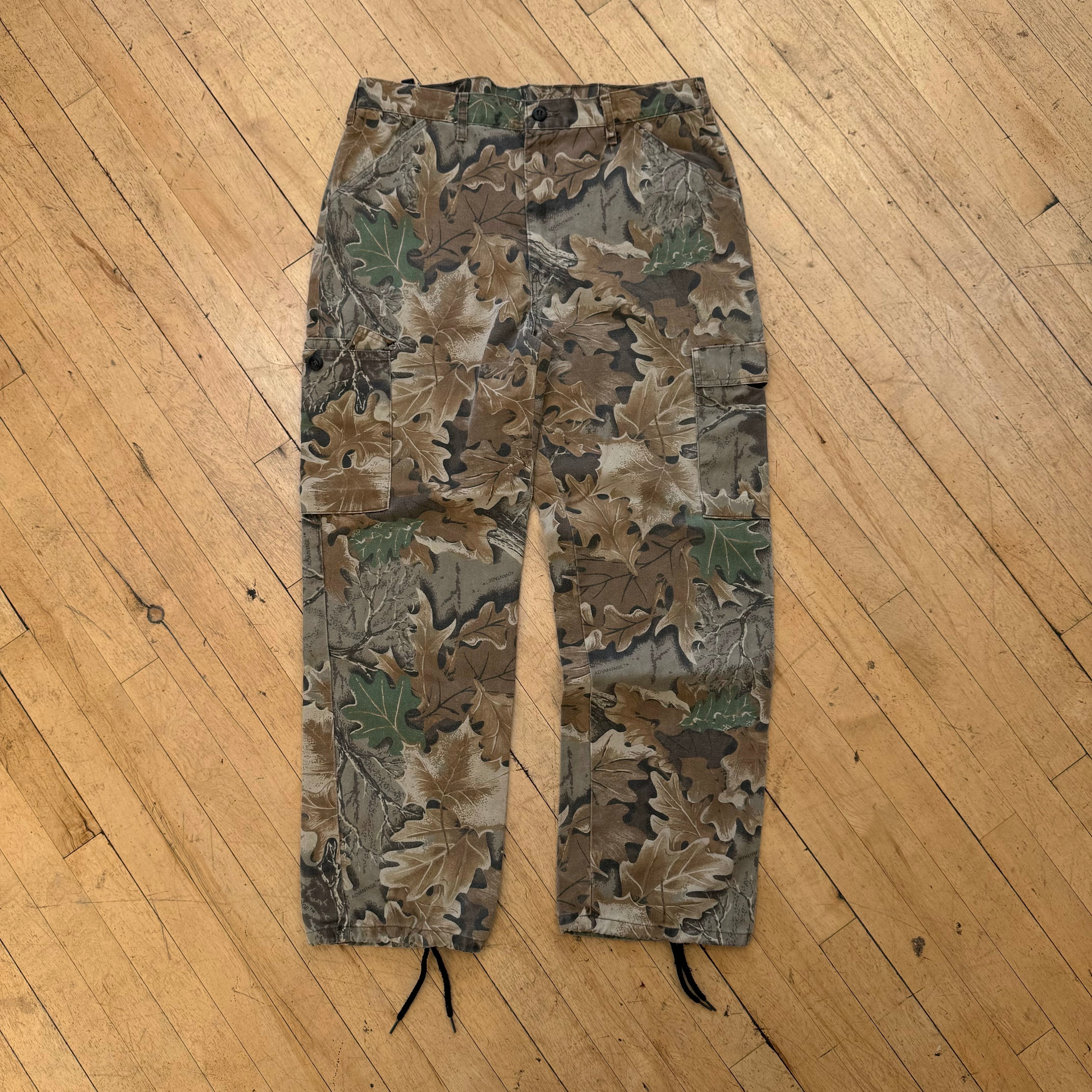 Vintage Liberty Camo Cargo Kahki Pants Sz 36
