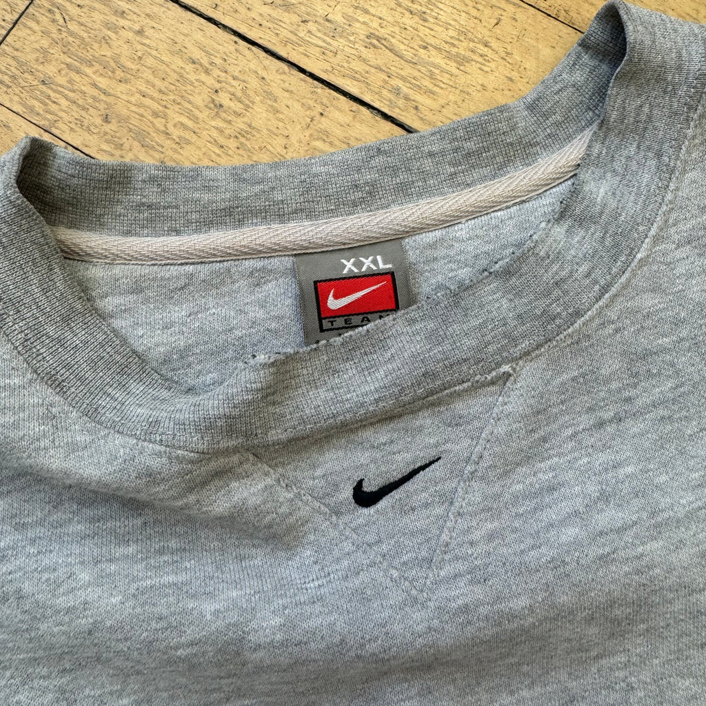Vintage Nike CLC Football Center Swoosh Crewneck Sz XXL