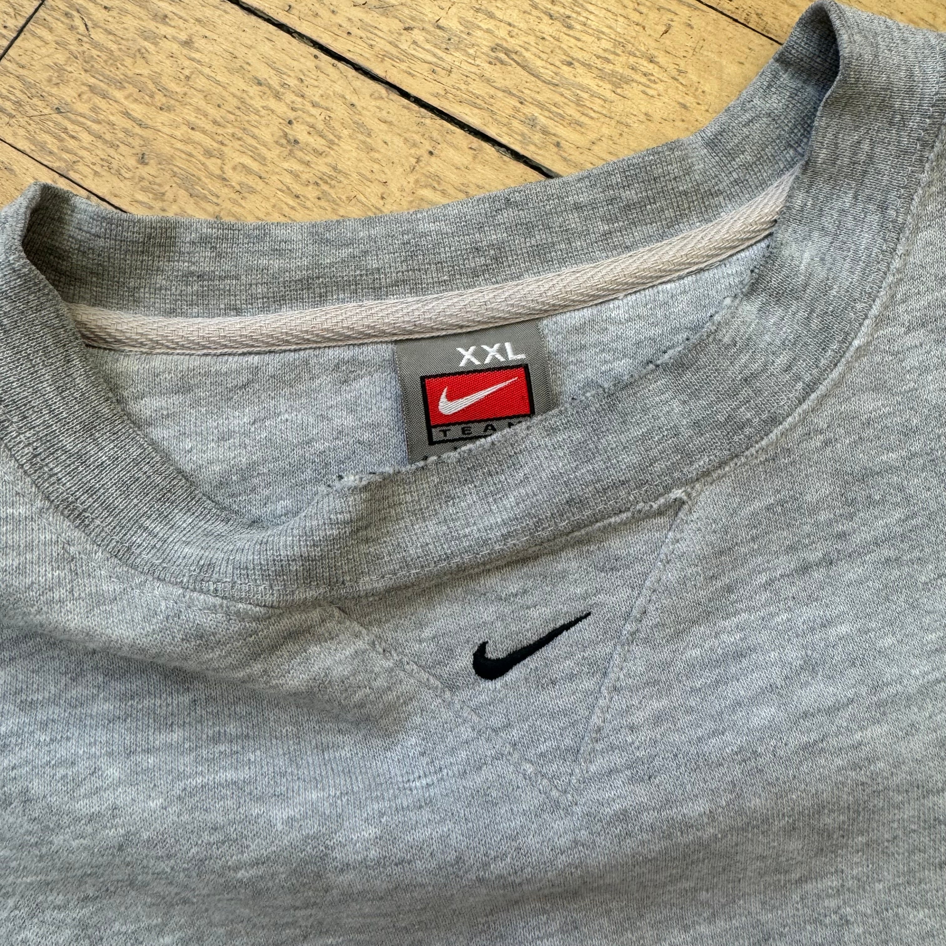 Vintage Nike CLC Football Center Swoosh Crewneck Sz XXL