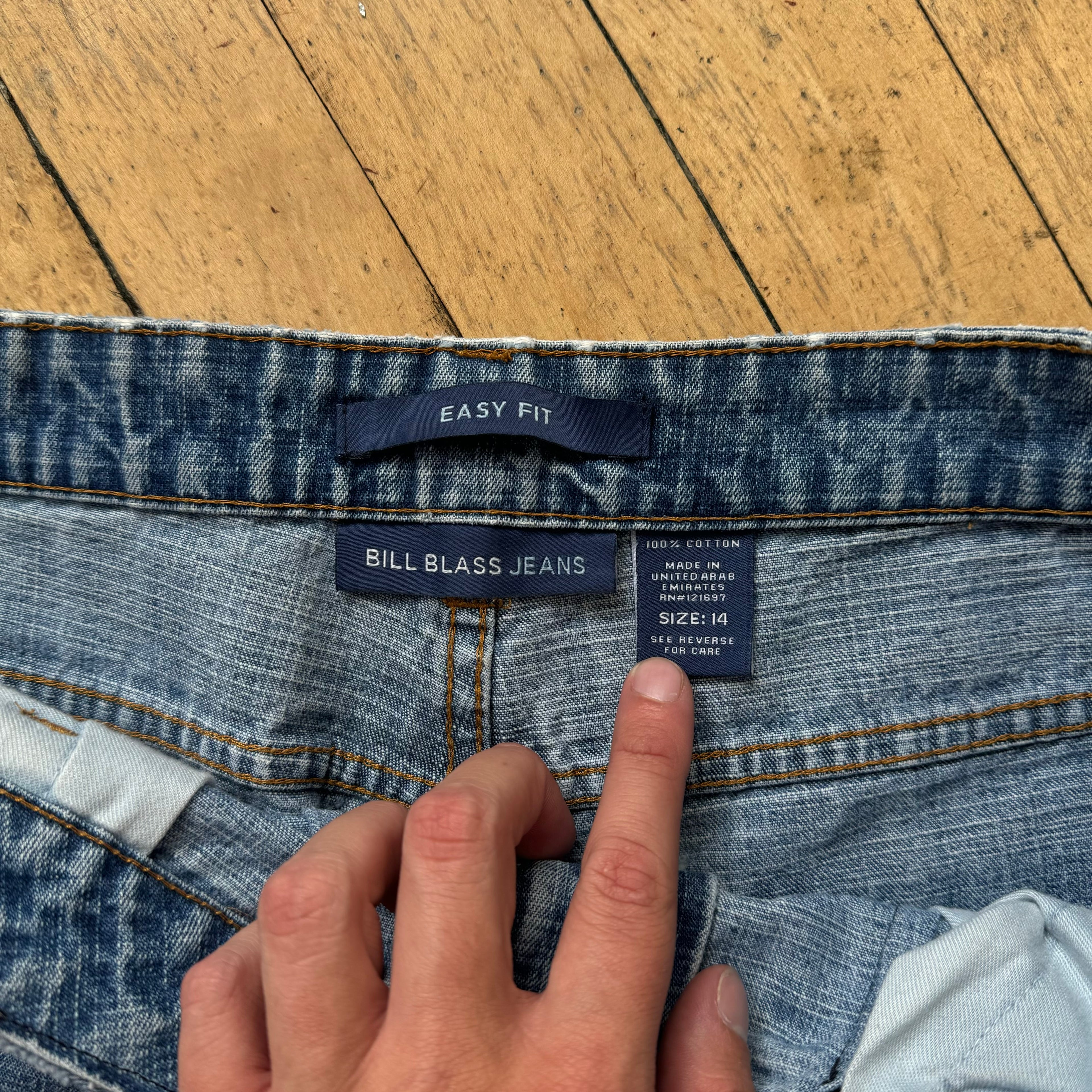 Vintage Bill Blass Denim Jeans Sz 14
