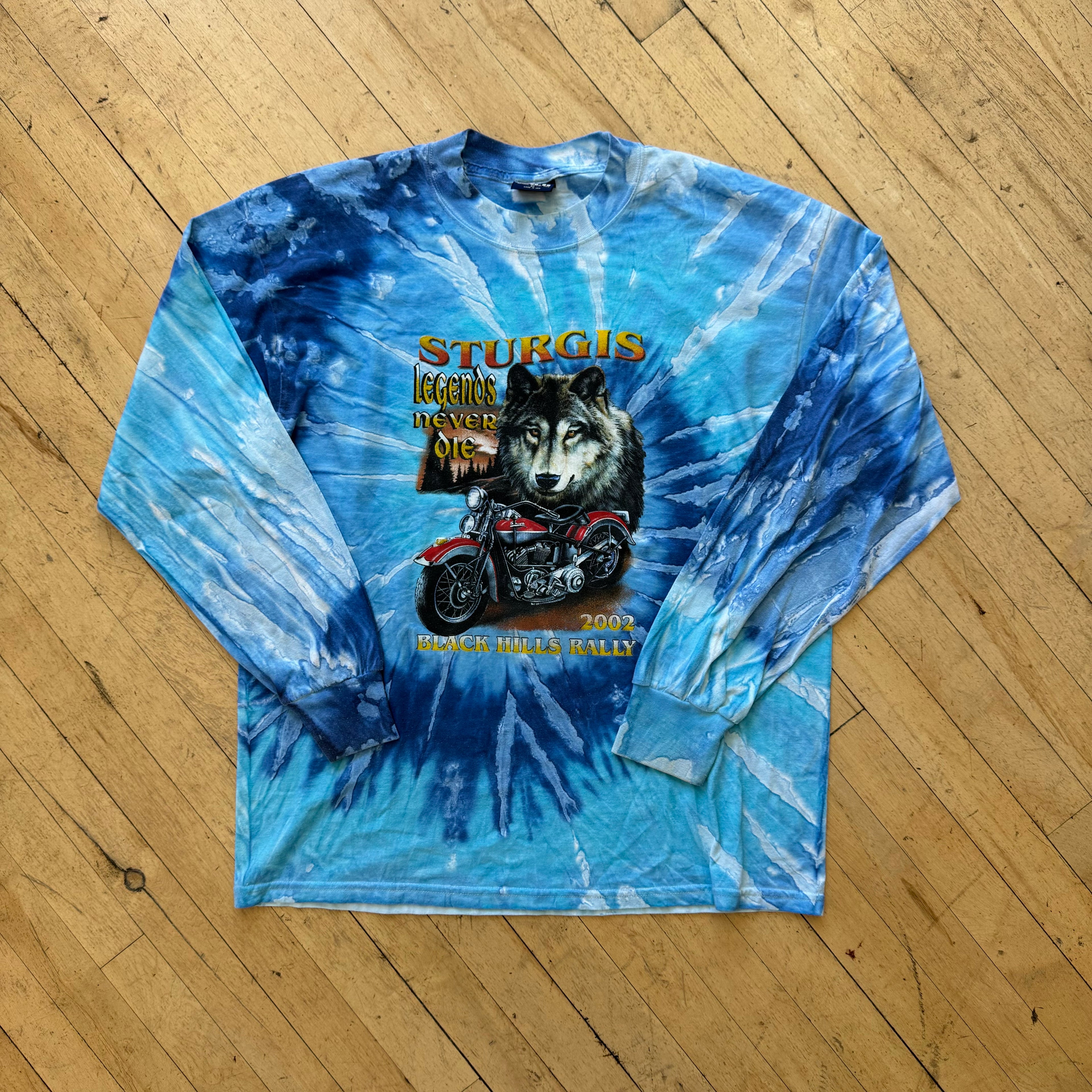 Vintage Sturgis Rally Long Sleeve T-shirt Sz XL