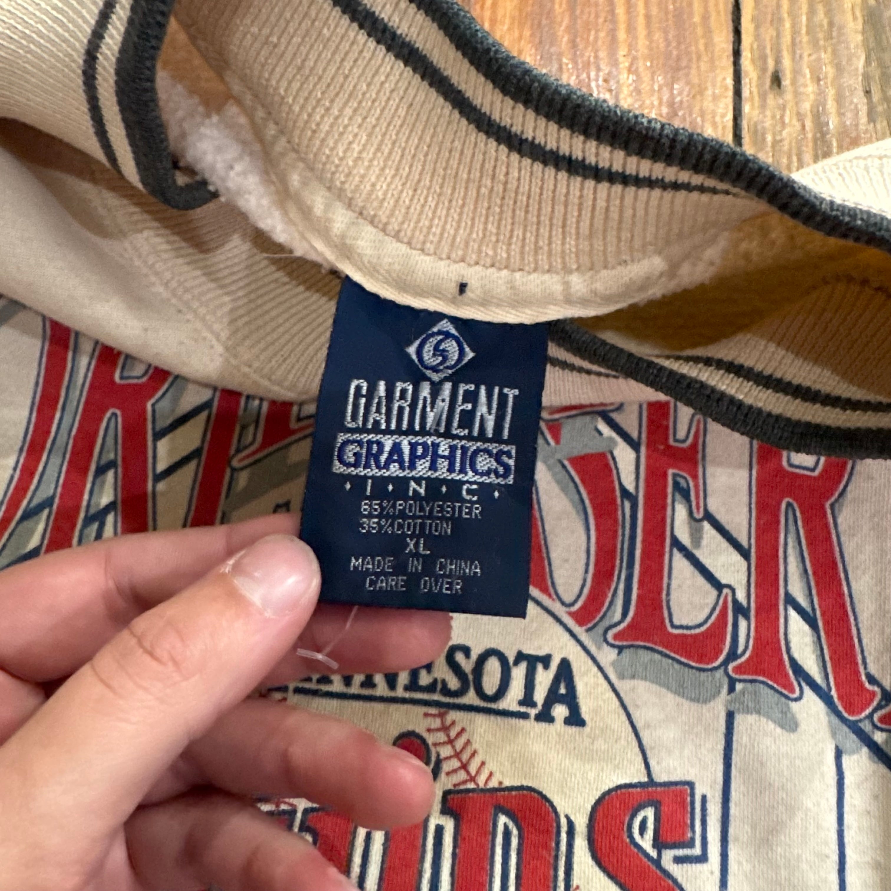 Vintage Minnesota Twins World Series CrewNeck Sz XL