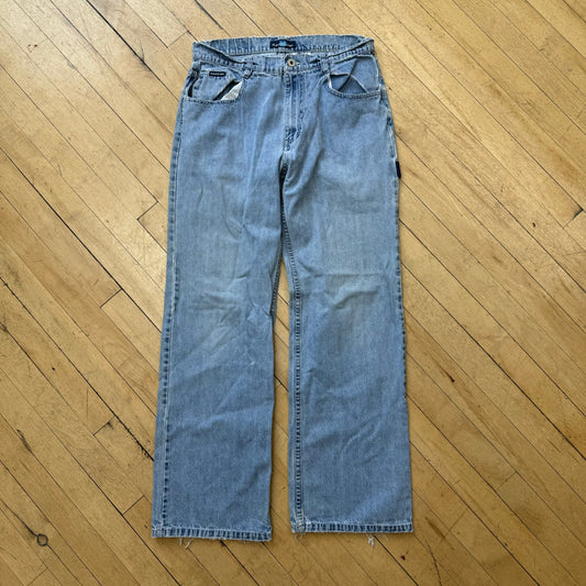 Vintage Gasoline Baggy Denim Jeans Sz 11/12