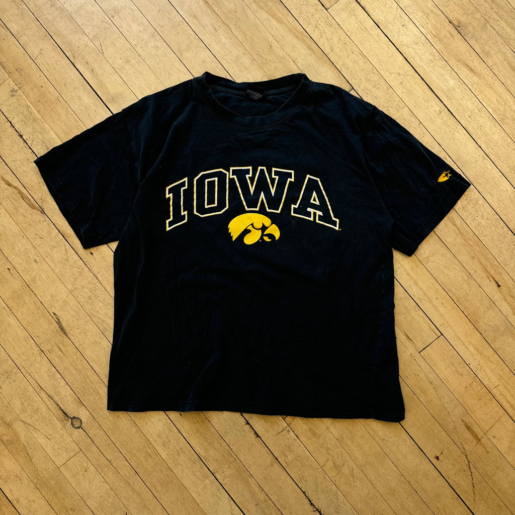 Vintage Stater Iowa SpellOut T-shirt Sz L