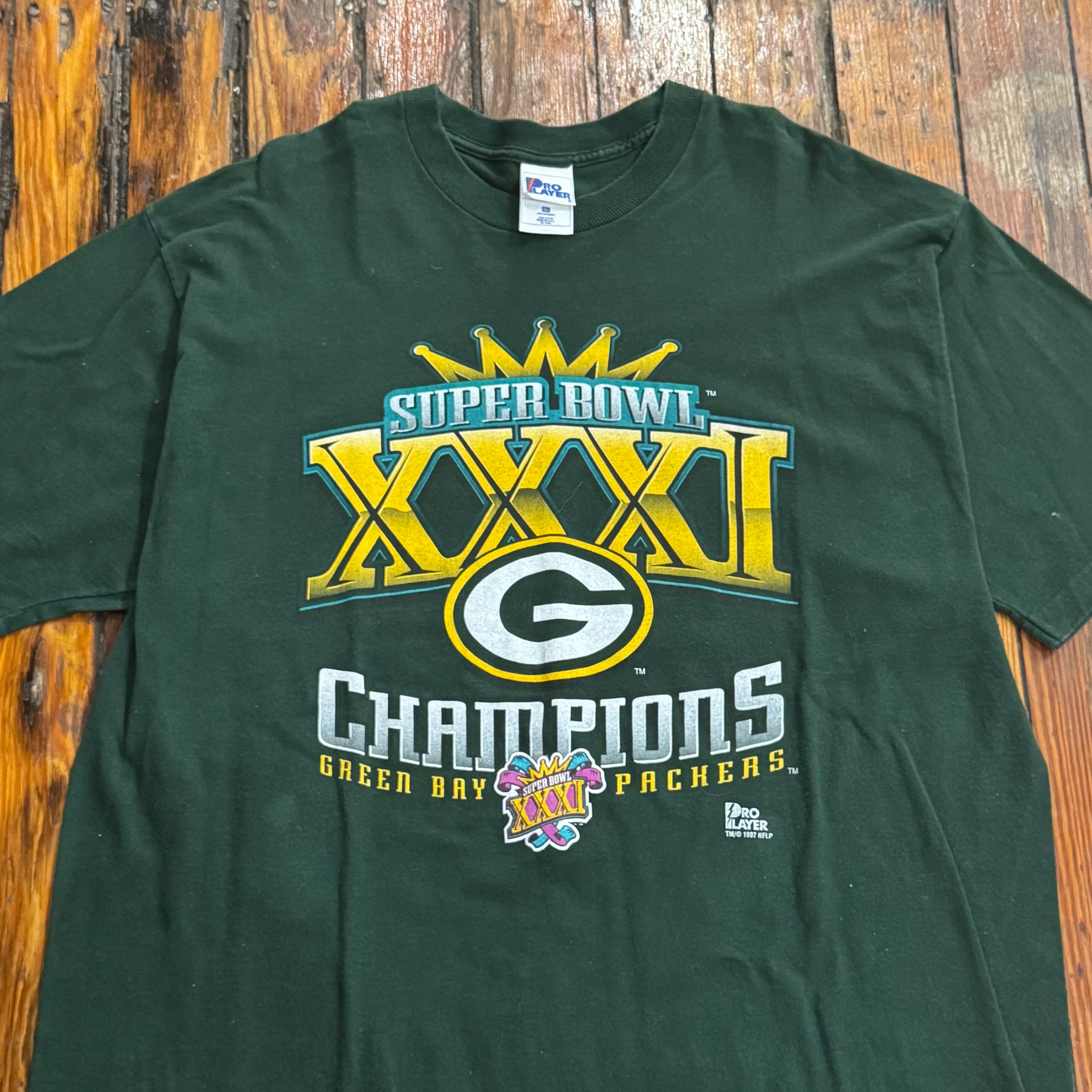 Vintage Green Bay Packers Champions T-shirt Sz XXL