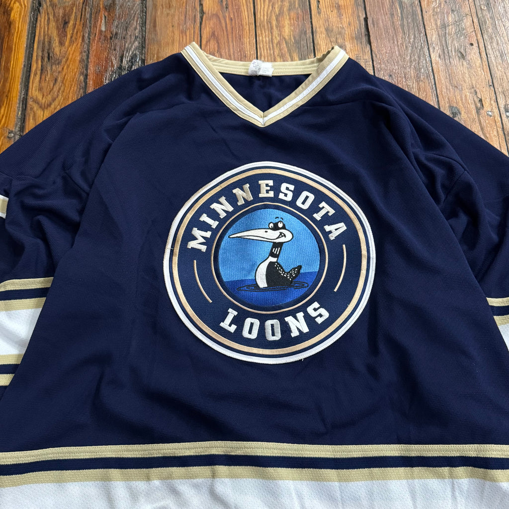 Vintage Minnesota Loons Hockey Jersey Sz XL