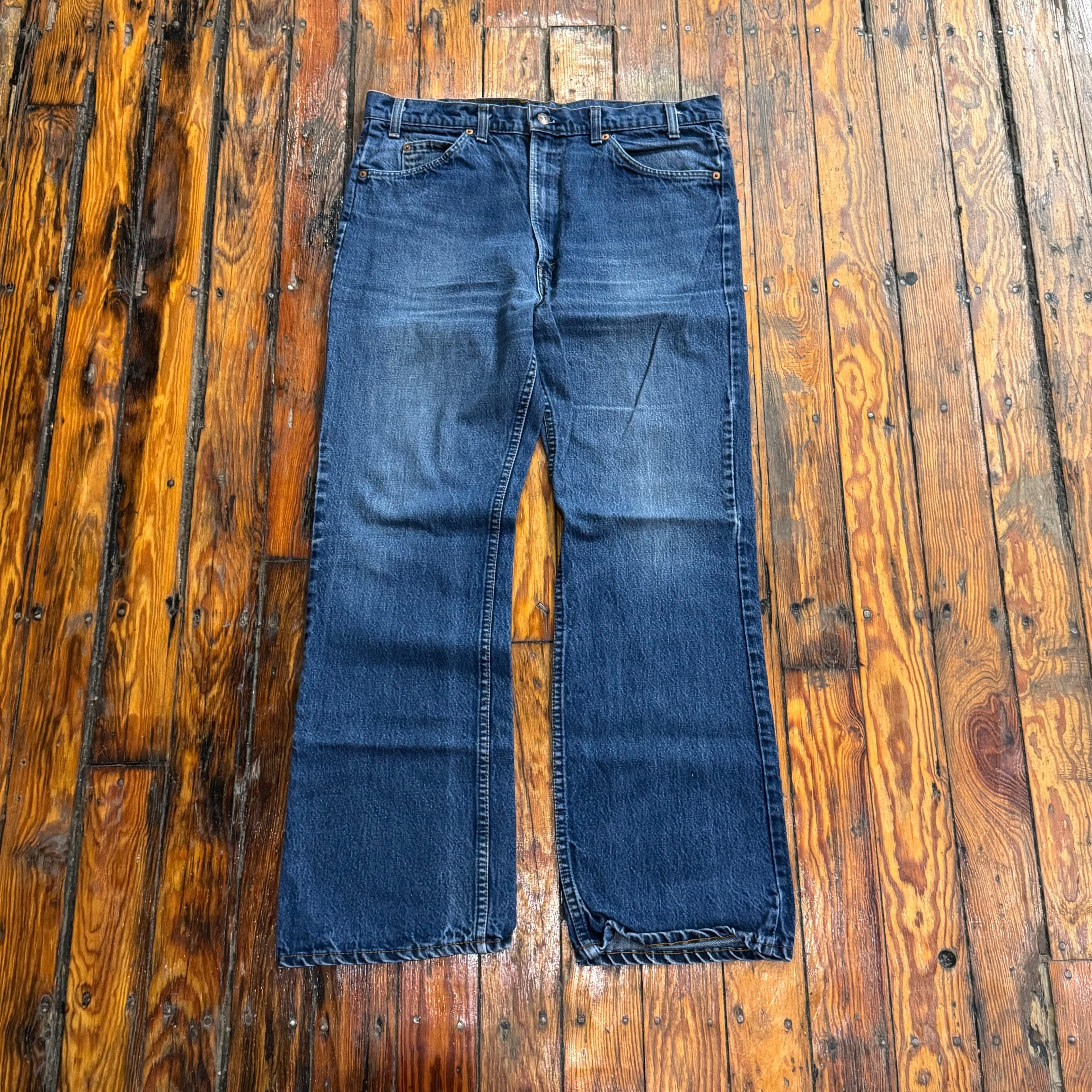 Vintage Orange Tab Denim Jeans Sz 32x32