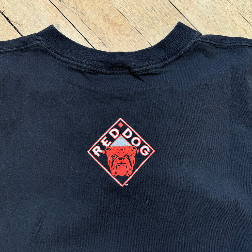 Vintage Red Dog Motorcycle T-shirt Sz XL