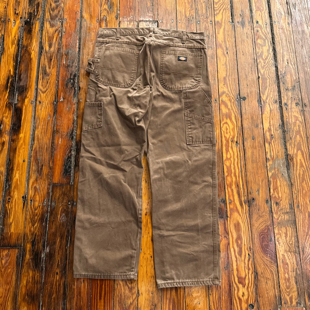 Vintage Brown Denim Dickies Jeans Sz 36x30